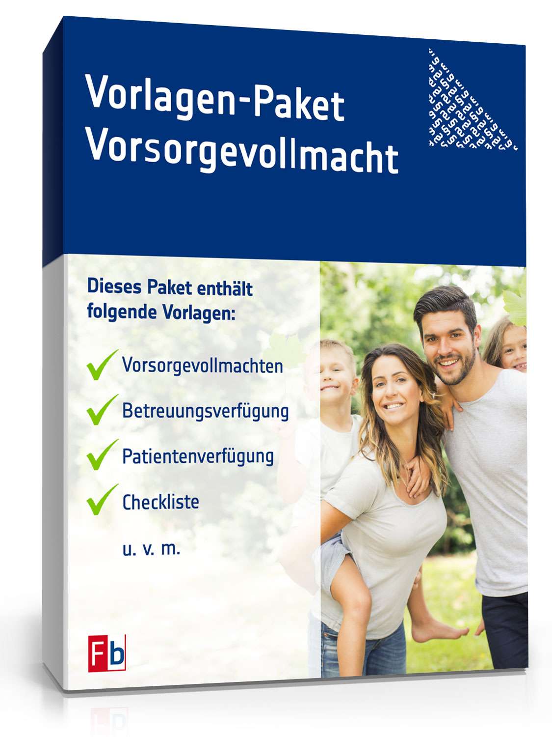 Vorlagen-Paket Vorsorgevollmacht Excel
