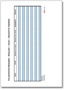 Diabetiker-Tagebuch Excel