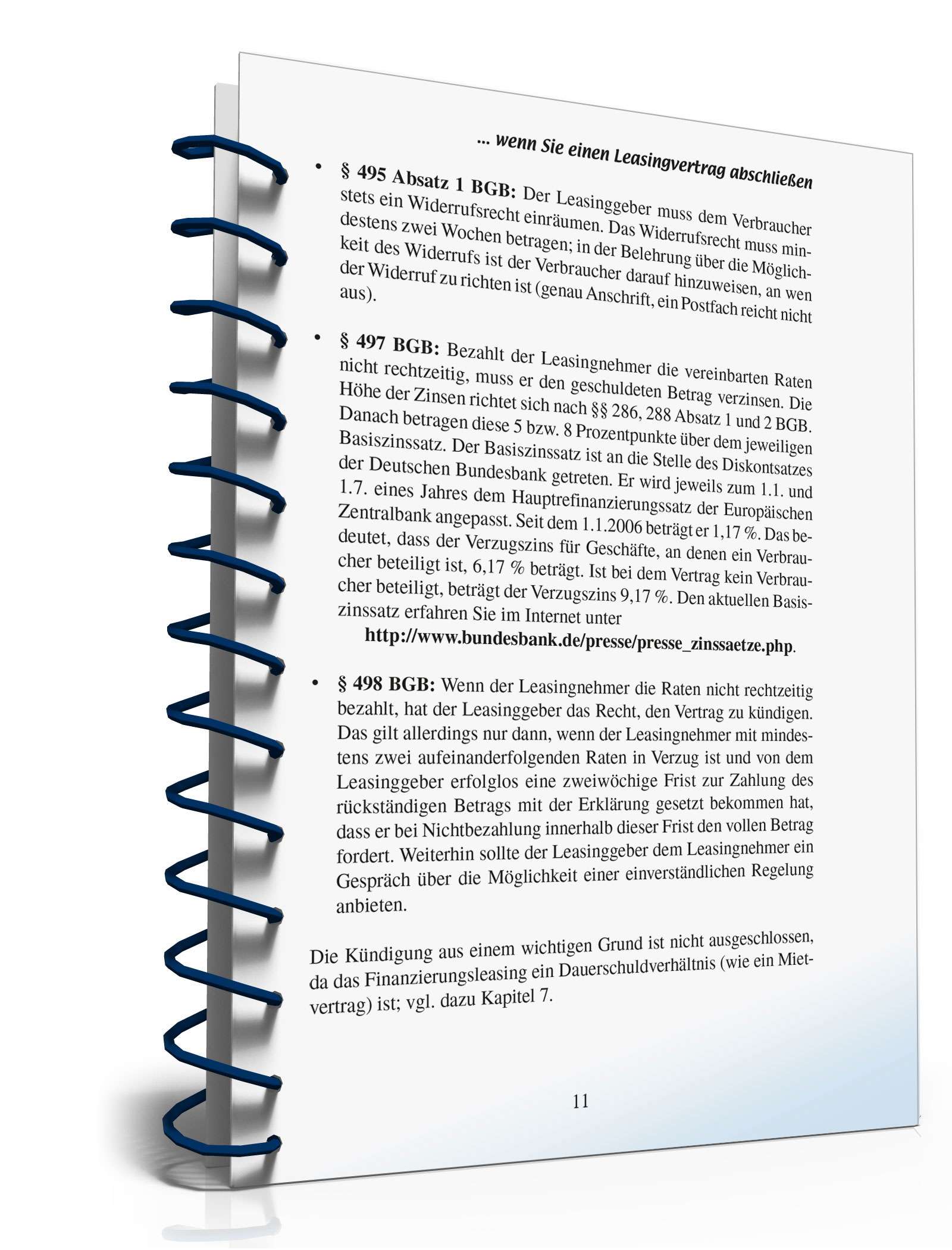 Leasingvertrag rechtssicher abschließen PDF. Seite: 11