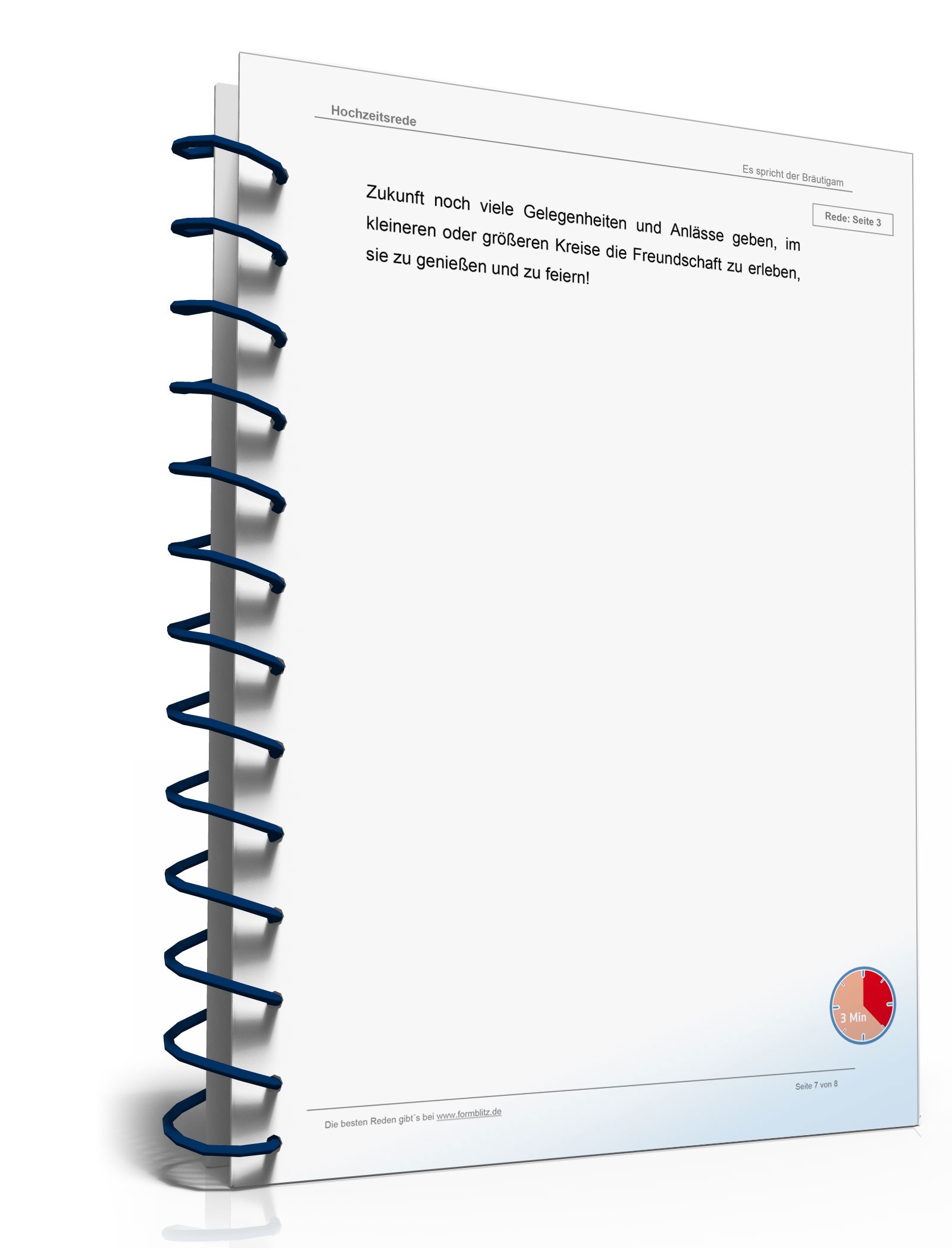 Hochzeitsrede Bräutigam Excel. Seite: 7