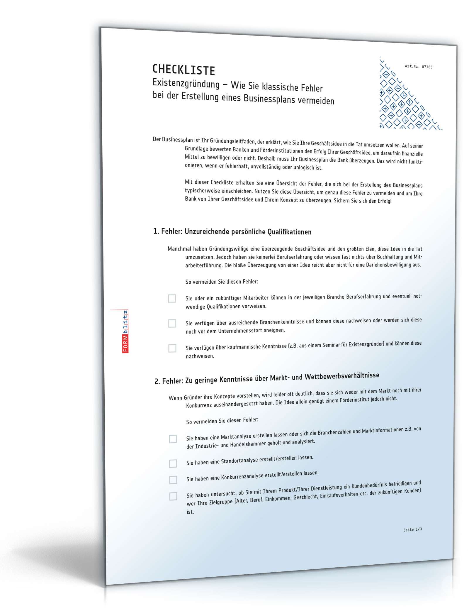 Start-up-Gründerset kompakt Excel. Seite: 6