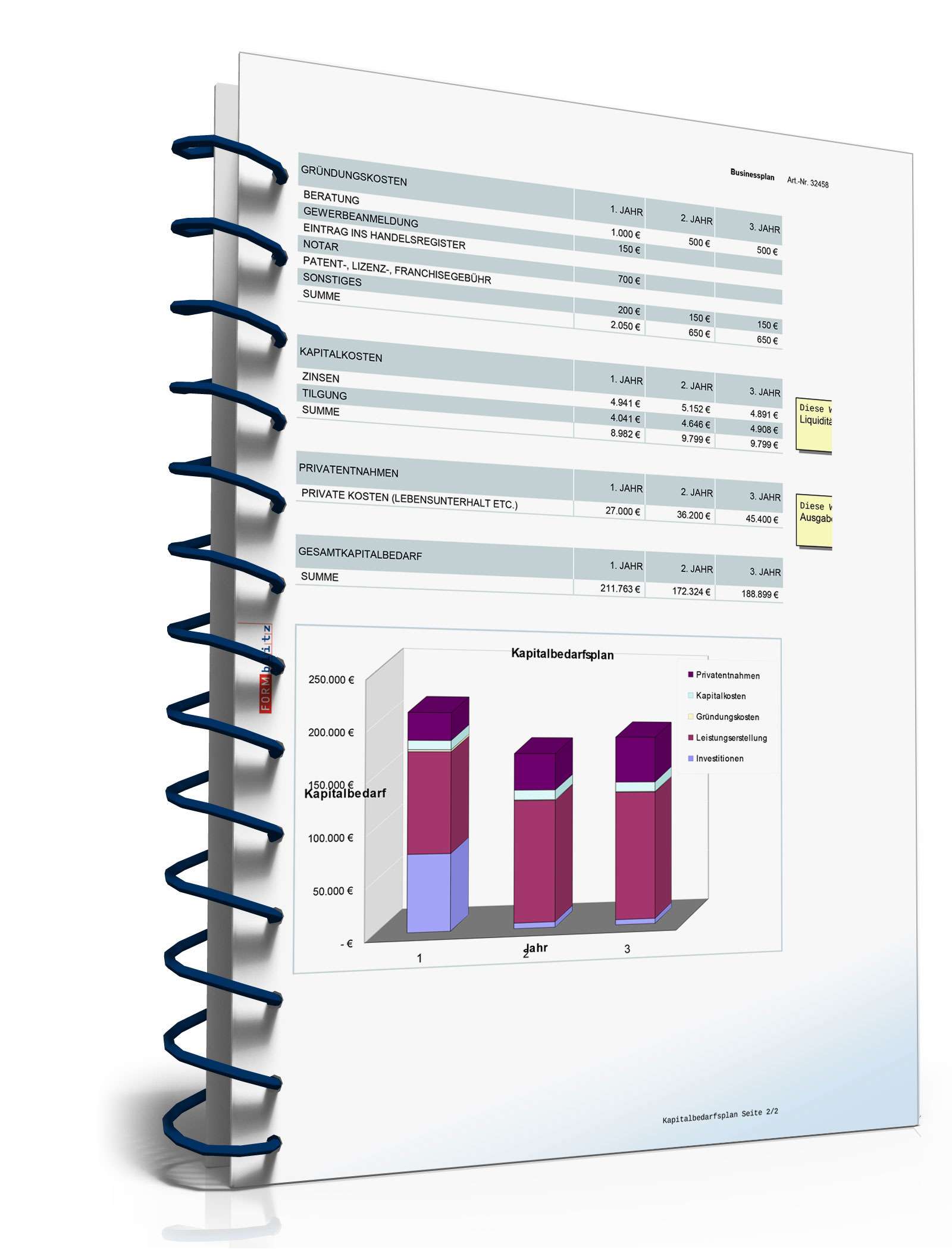 Businessplan Fliesenleger Excel. Seite: 18