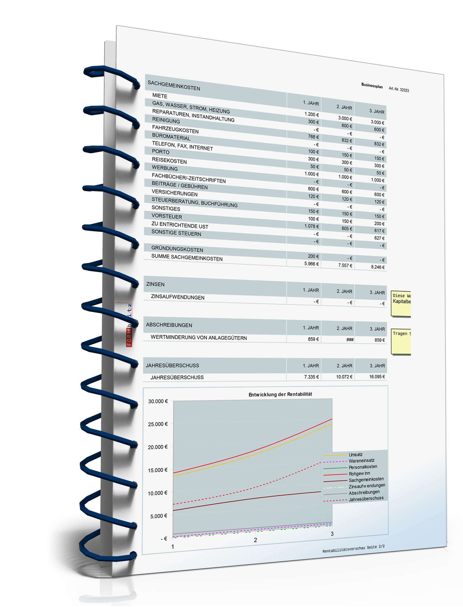 Businessplan Freier Lektor Excel. Seite: 17
