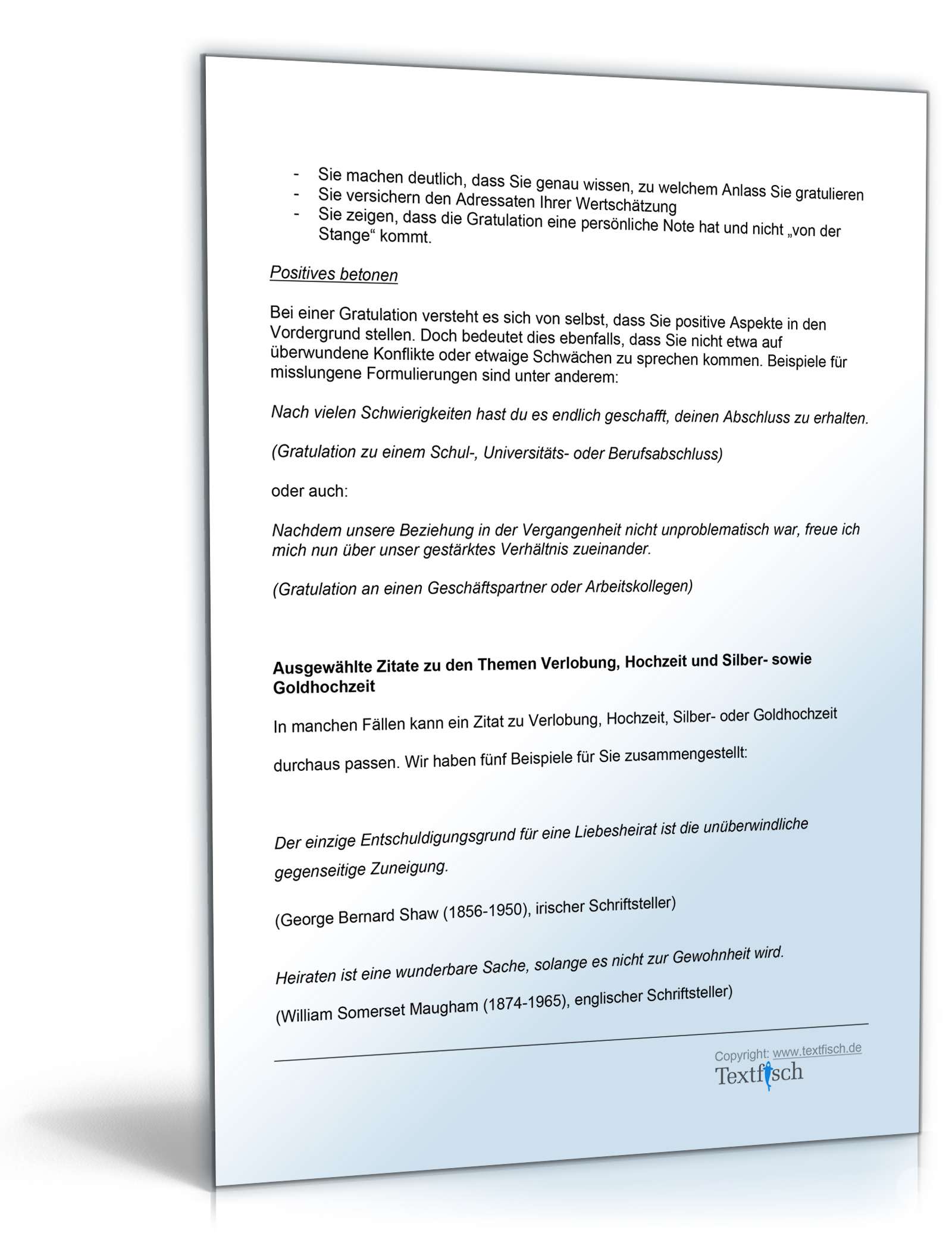 Gratulation goldene Hochzeit Word. Seite: 5