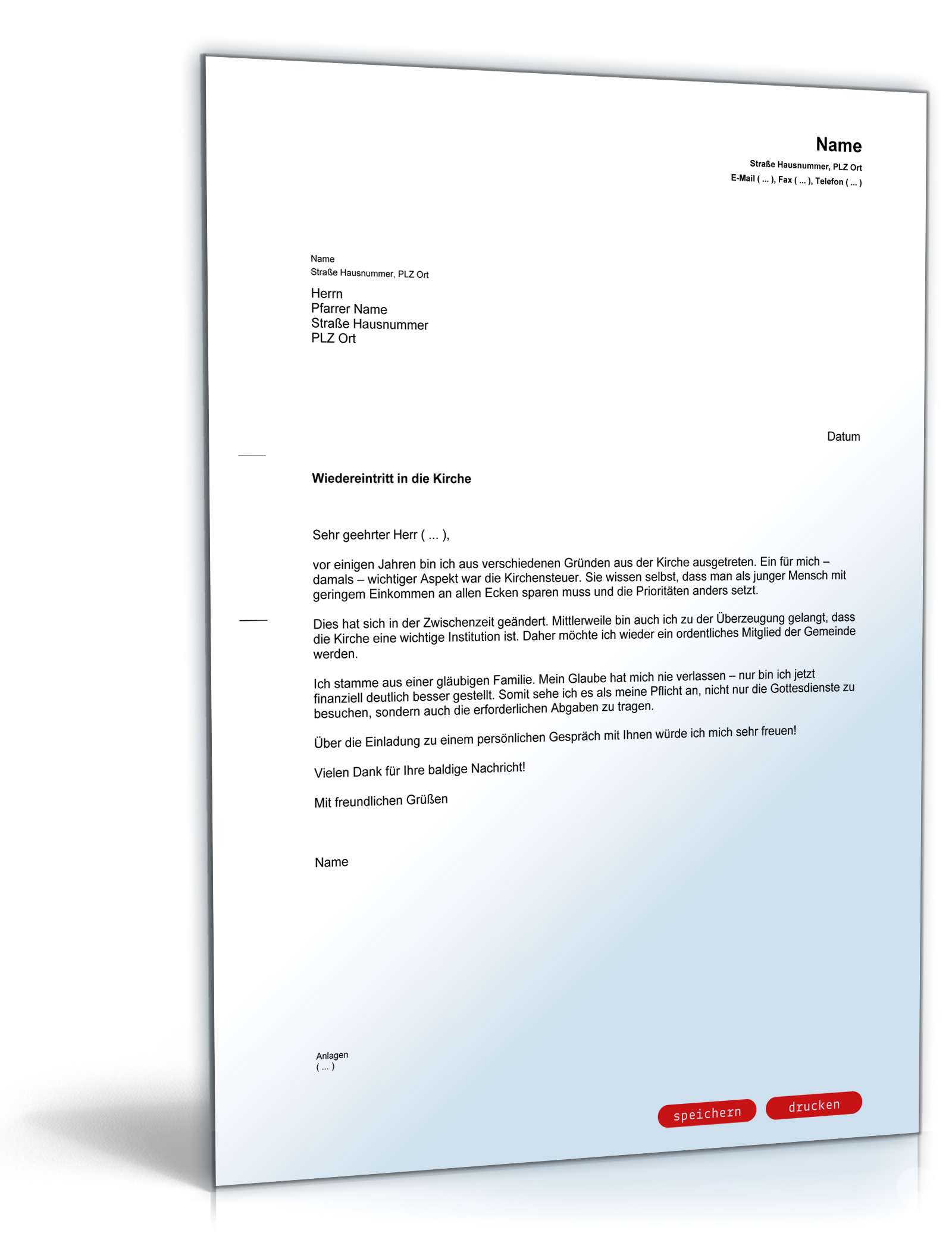 Antrag Wiedereintritt Kirche PDF