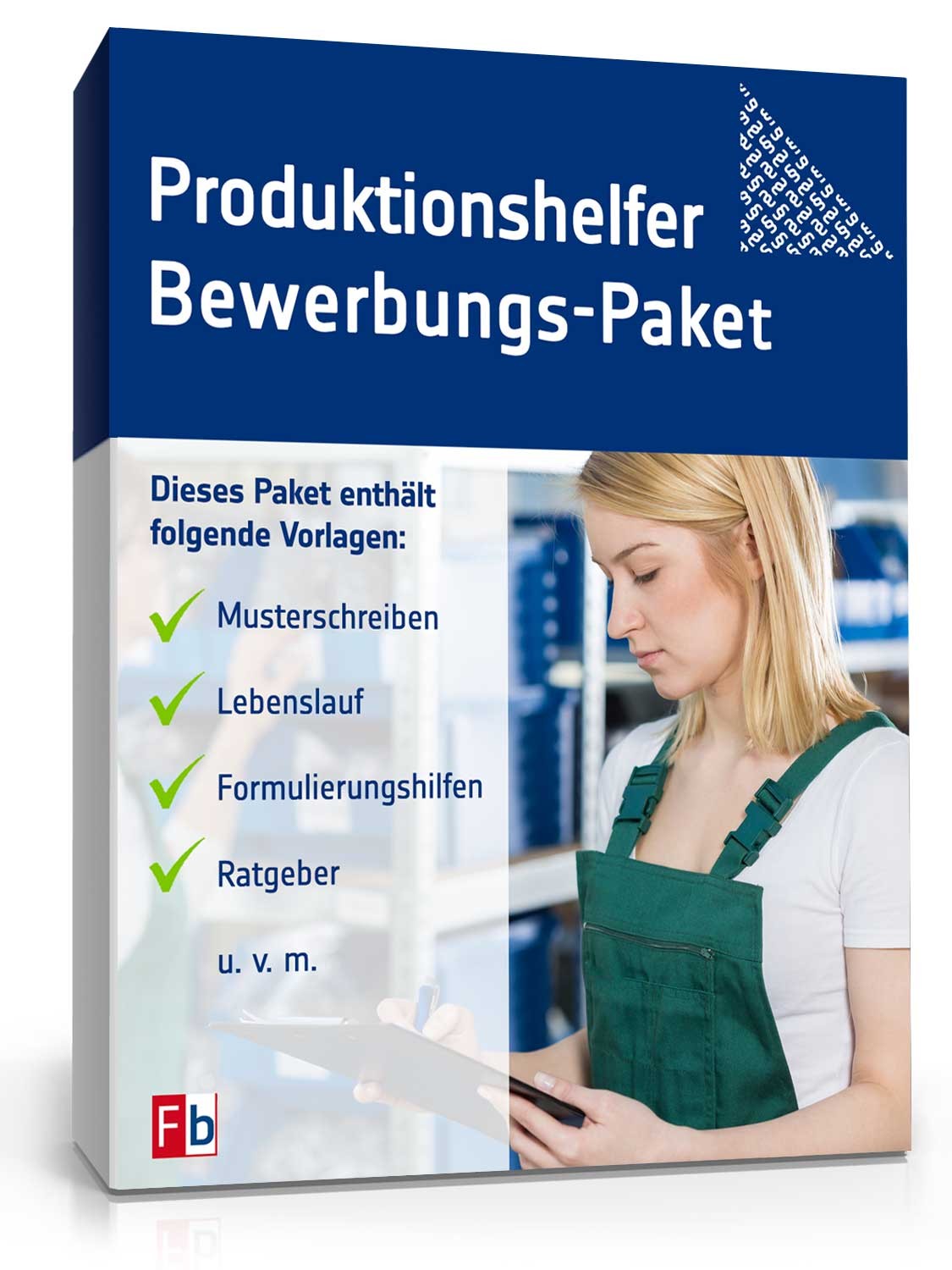 Bewerbungs-Paket Produktionshelfer  Excel
