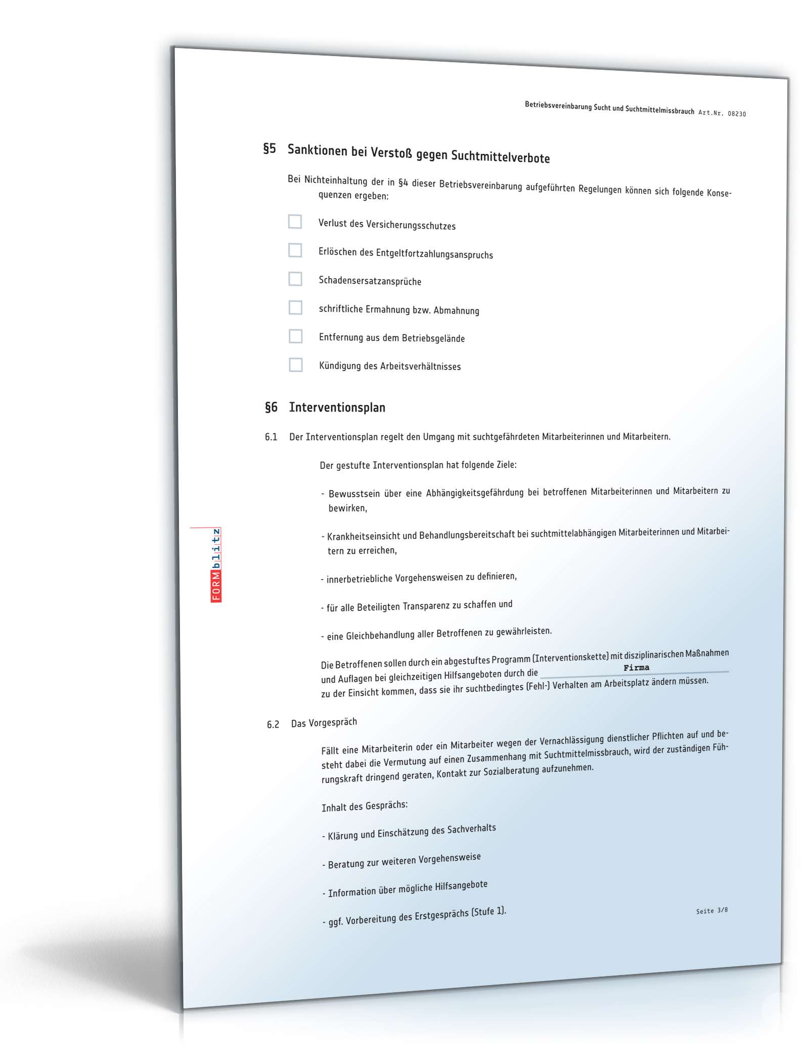 Betriebsvereinbarung Sucht und Suchtmittelmissbrauch PDF. Seite: 3