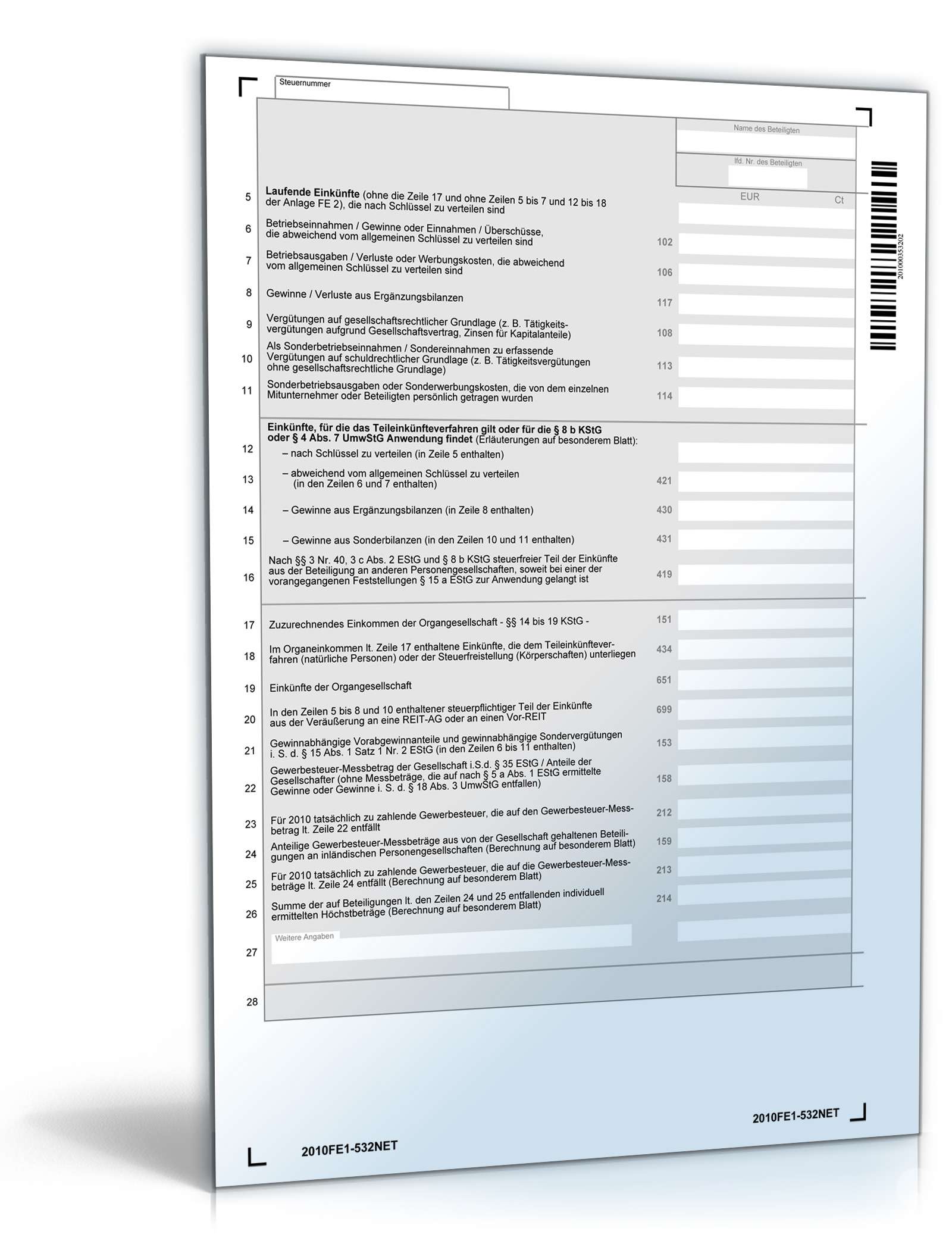 Anlage FE 1 2010 PDF. Seite: 2