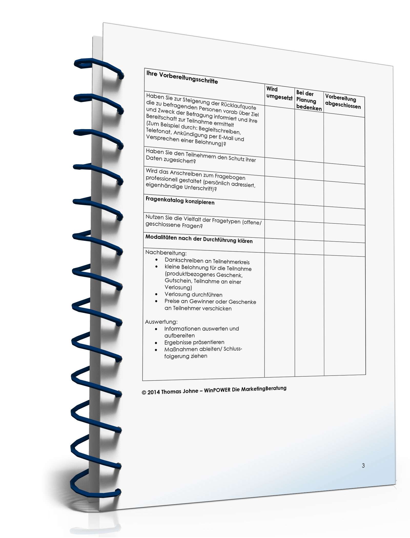 Checkliste Kundenbefragung PDF. Seite: 3