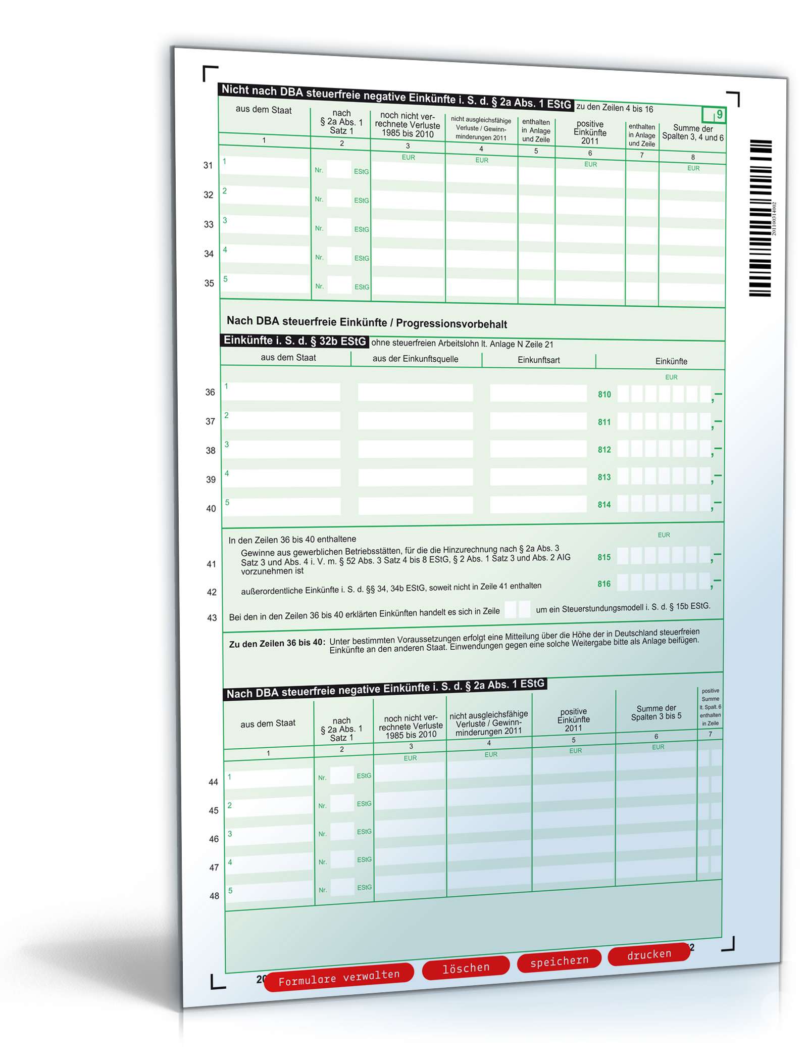 Anlage AUS 2011 PDF. Seite: 2