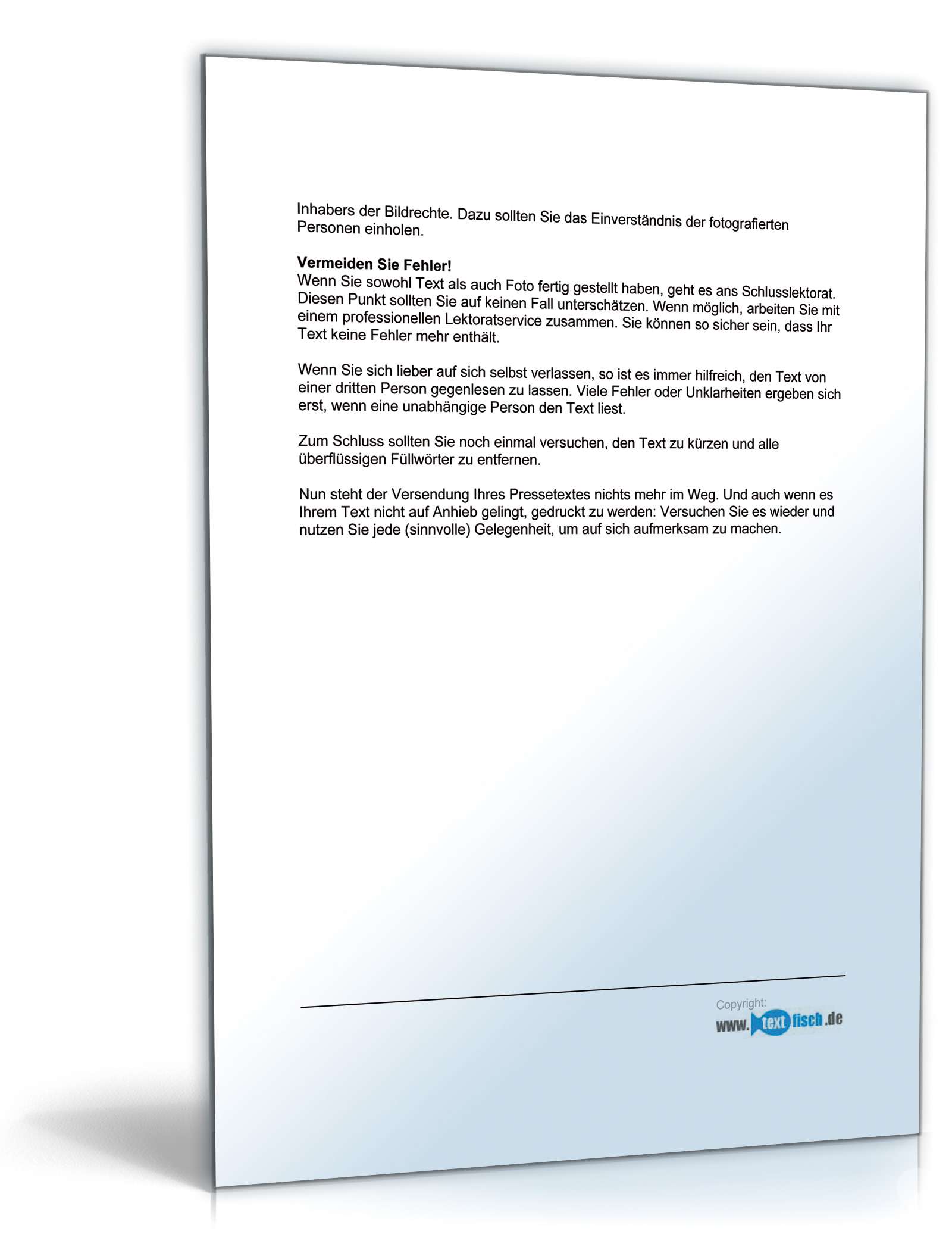 Pressemitteilung Launch eines Internetportals PDF. Seite: 9