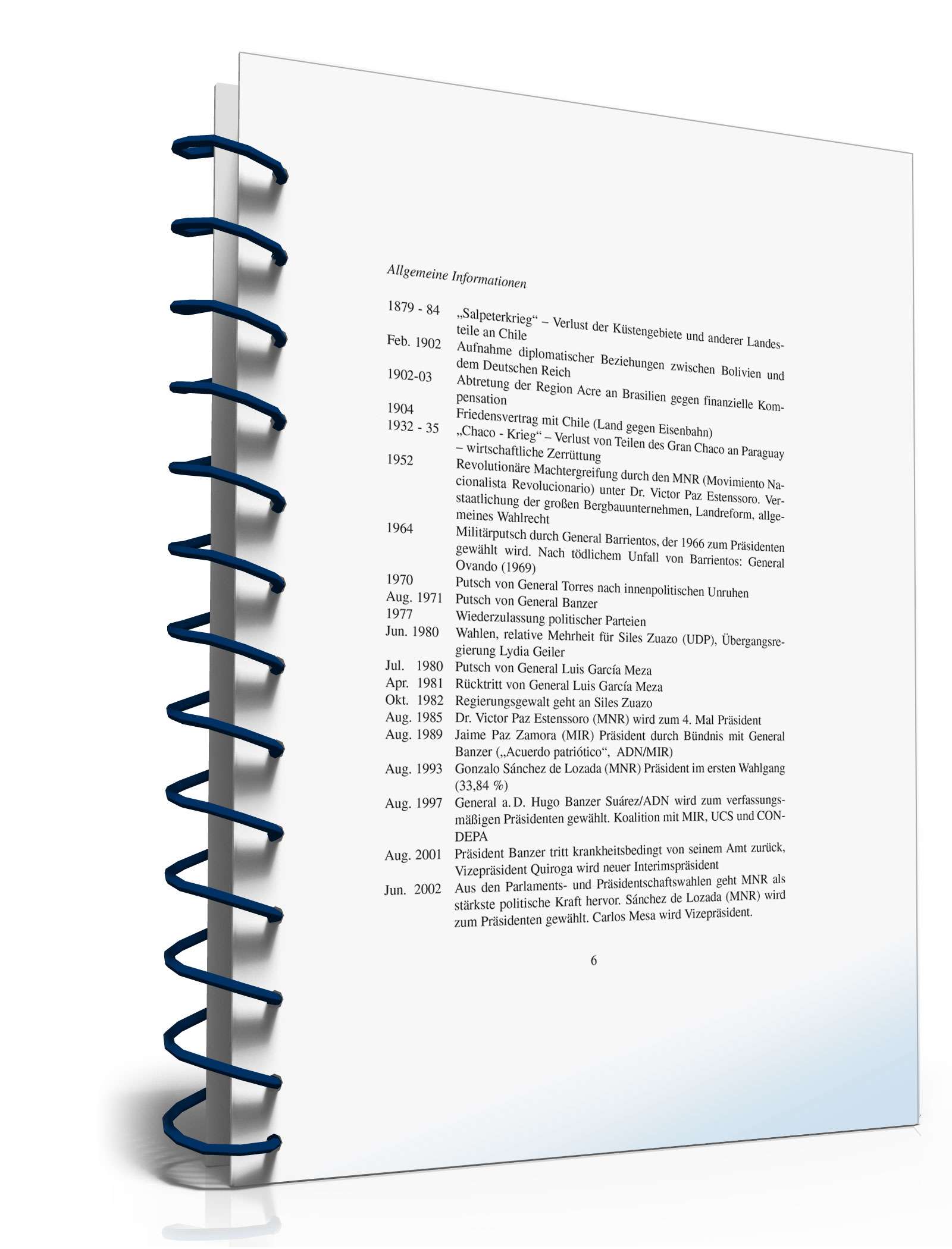 Ratgeber Bolivien PDF. Seite: 6