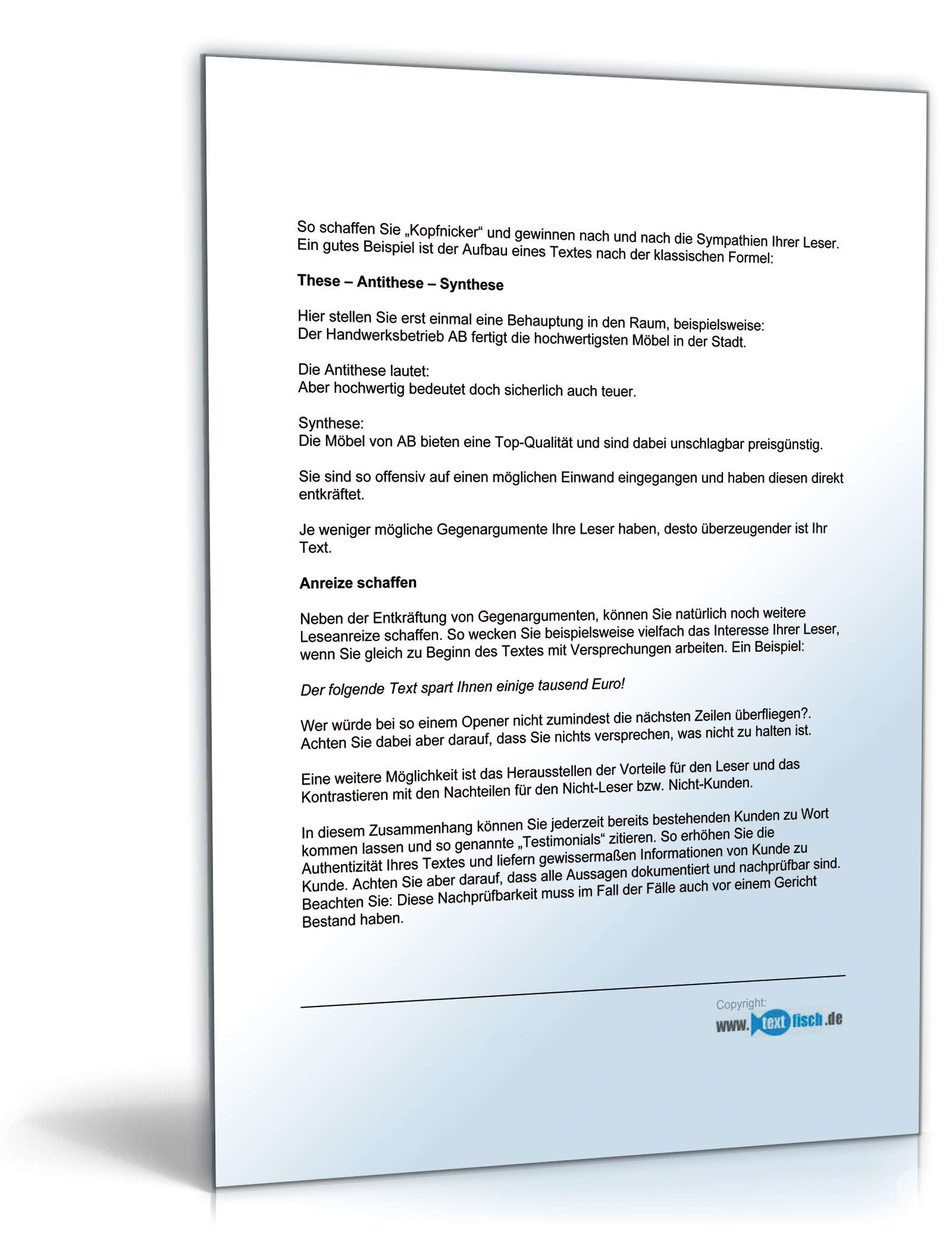 Werbetext Maler-/Anstreicherbetrieb PDF. Seite: 4