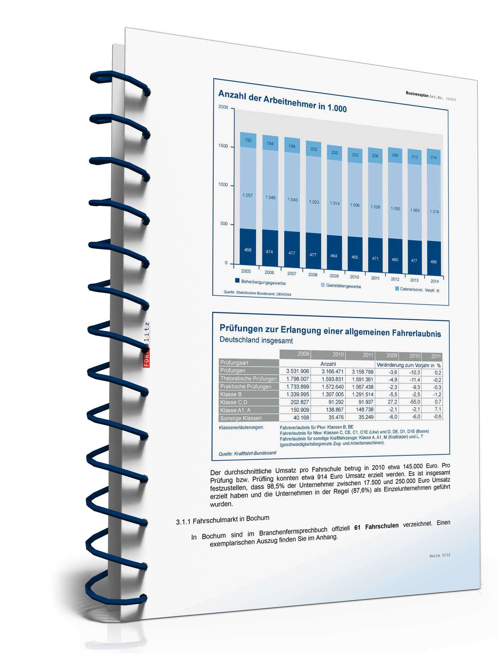 Businessplan Fahrschule Excel. Seite: 6