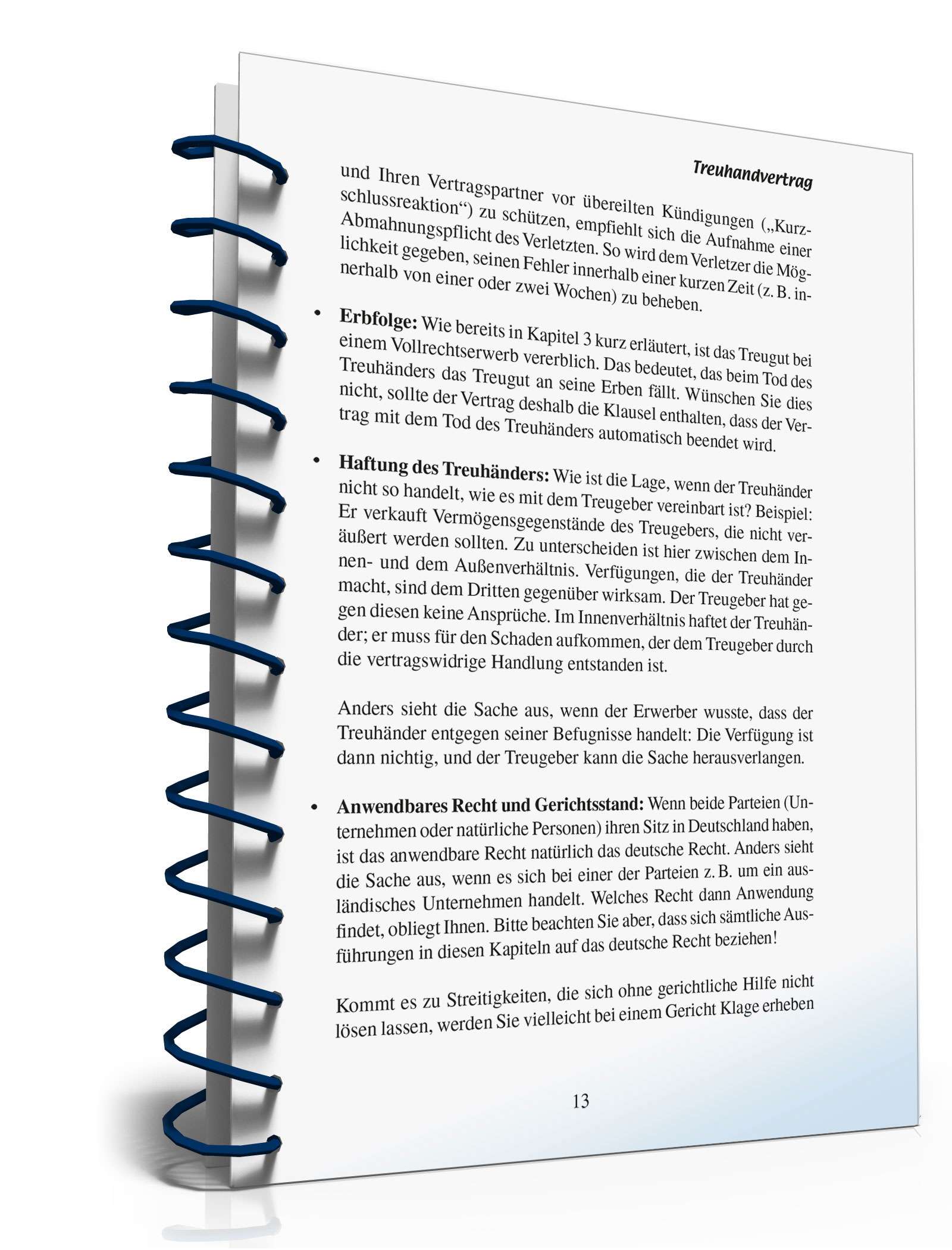Der Treuhandvertrag PDF. Seite: 12