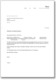Mahnung Reisepreiserstattung Corona Word