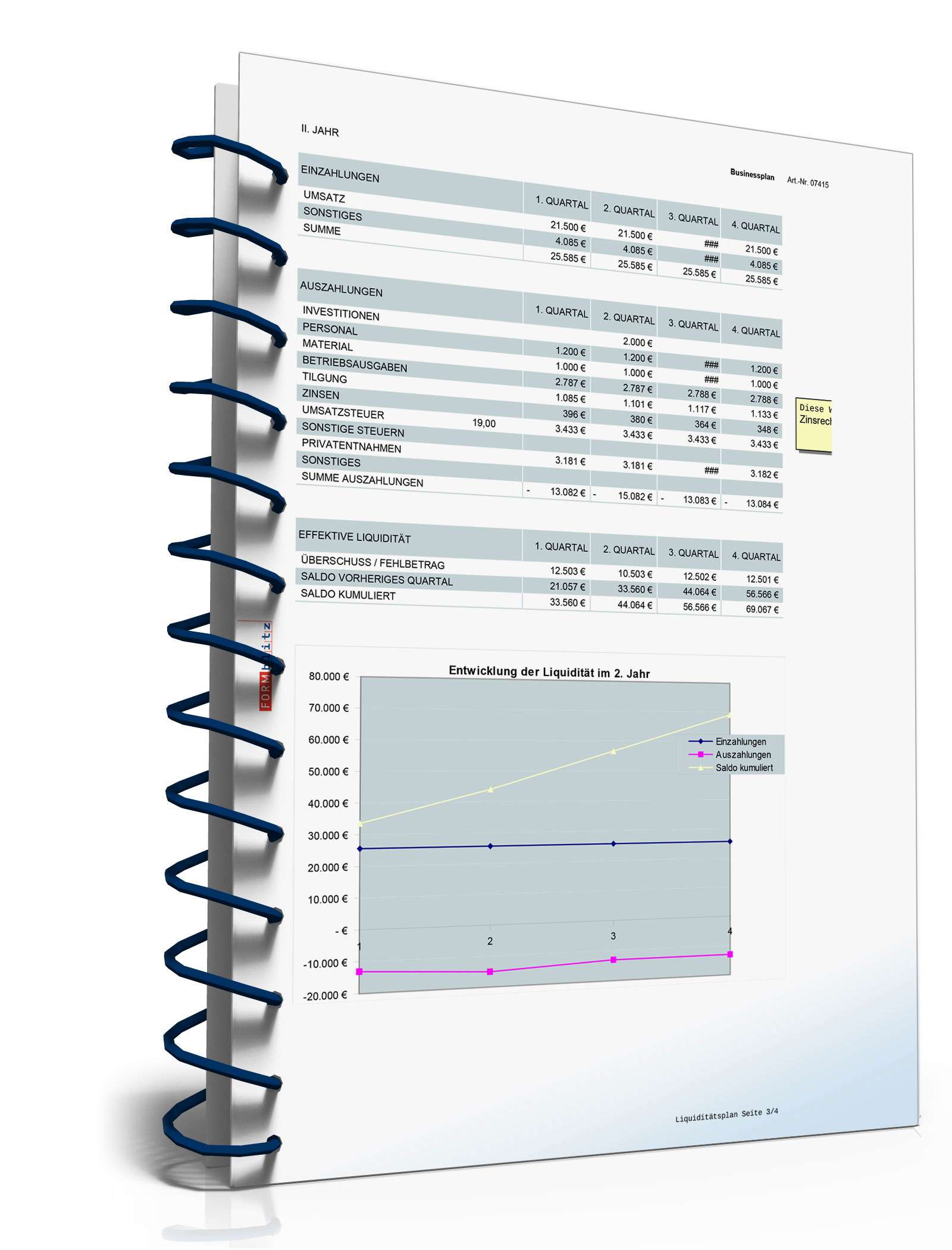 Businessplan Hausmeisterservice Excel. Seite: 26