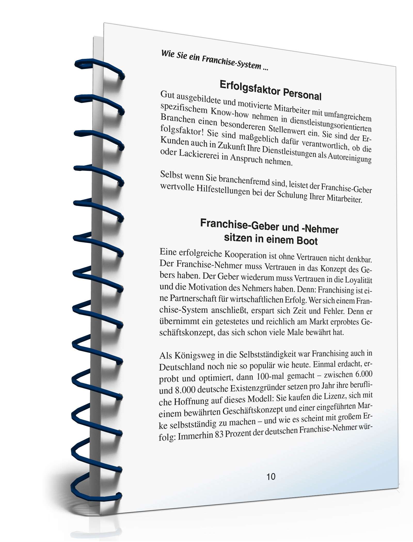 Franchise-Vertrag prüfen PDF. Seite: 9