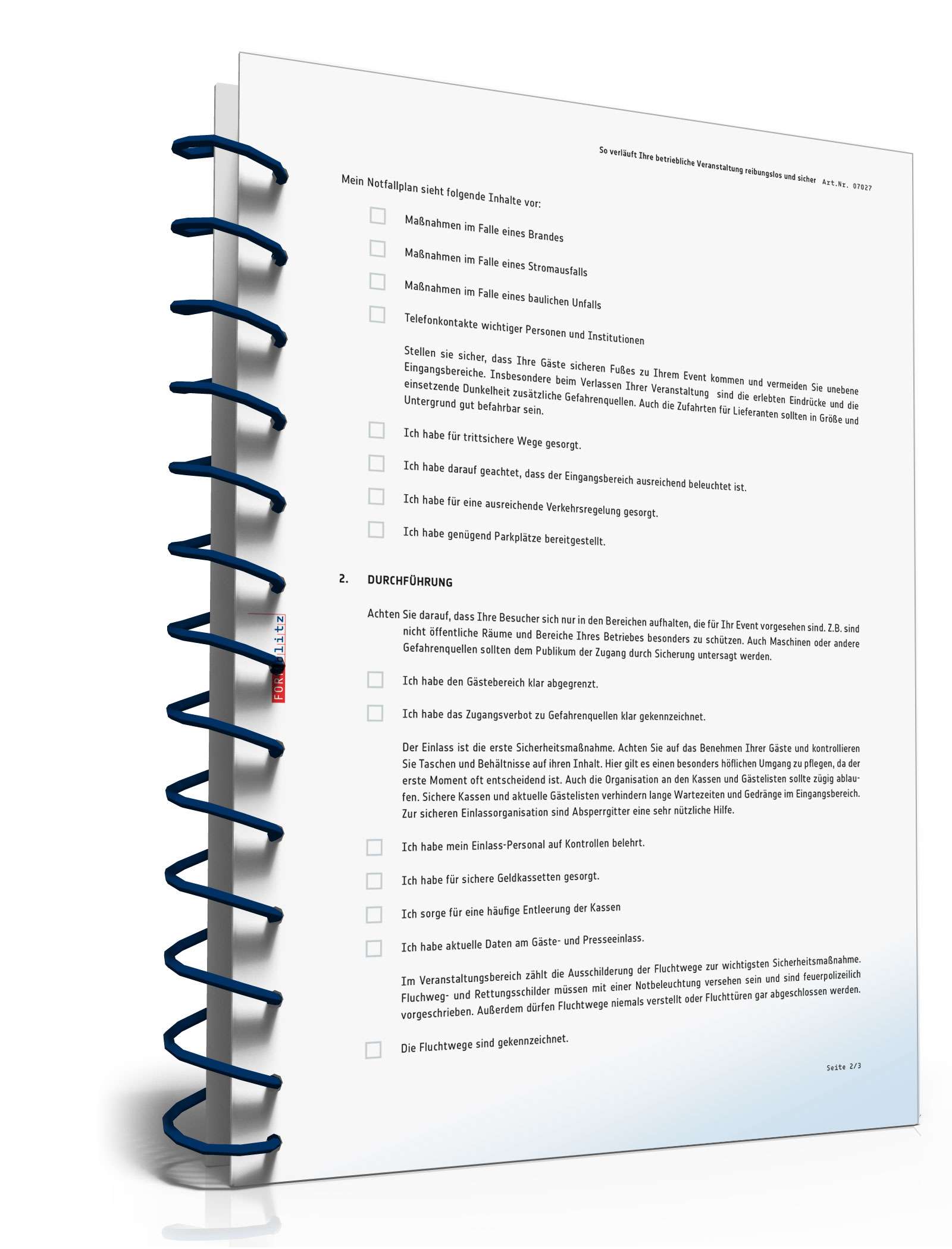 Checkliste Veranstaltungsplanung  PDF. Seite: 2