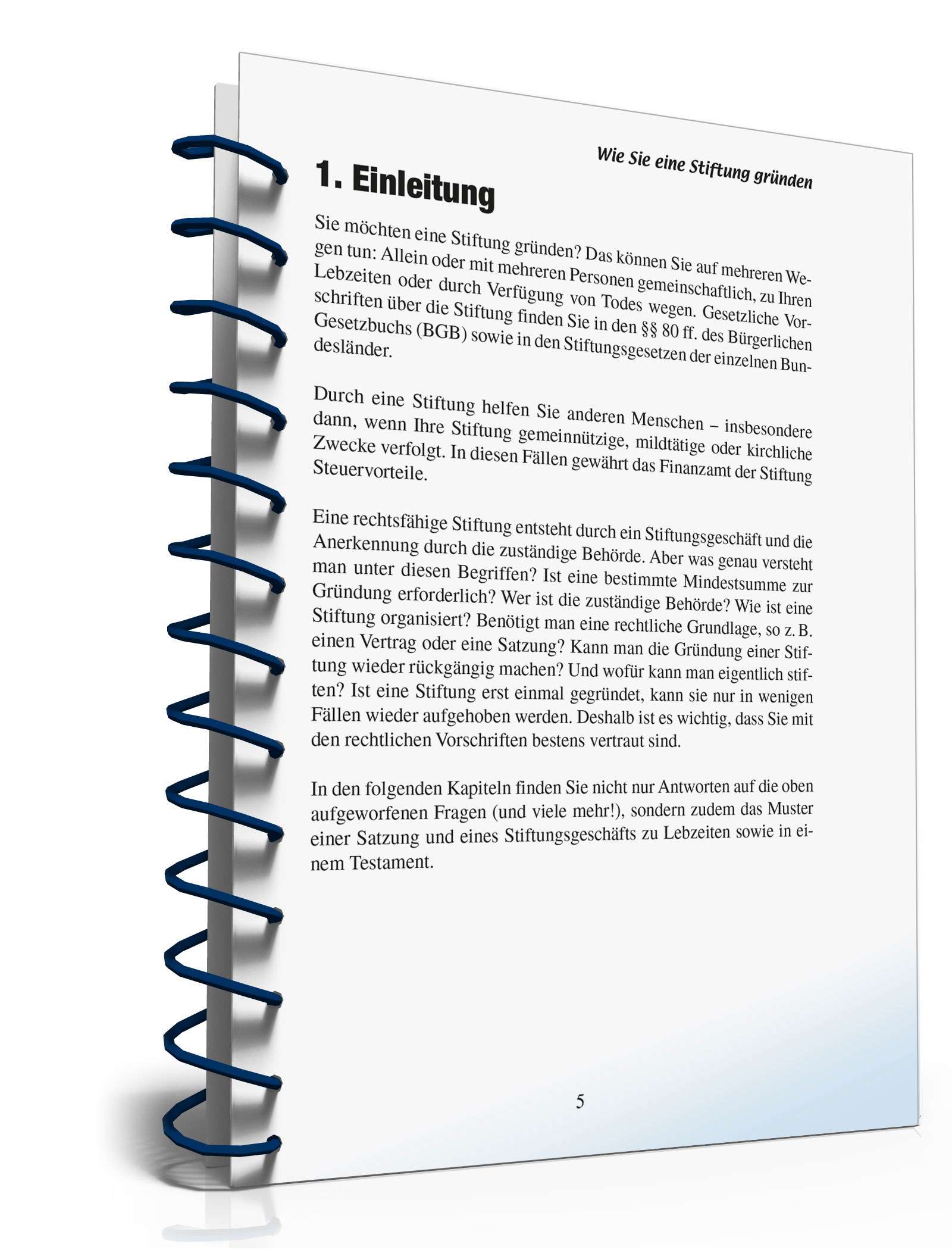 Ratgeber Gründung Stiftung  PDF. Seite: 4