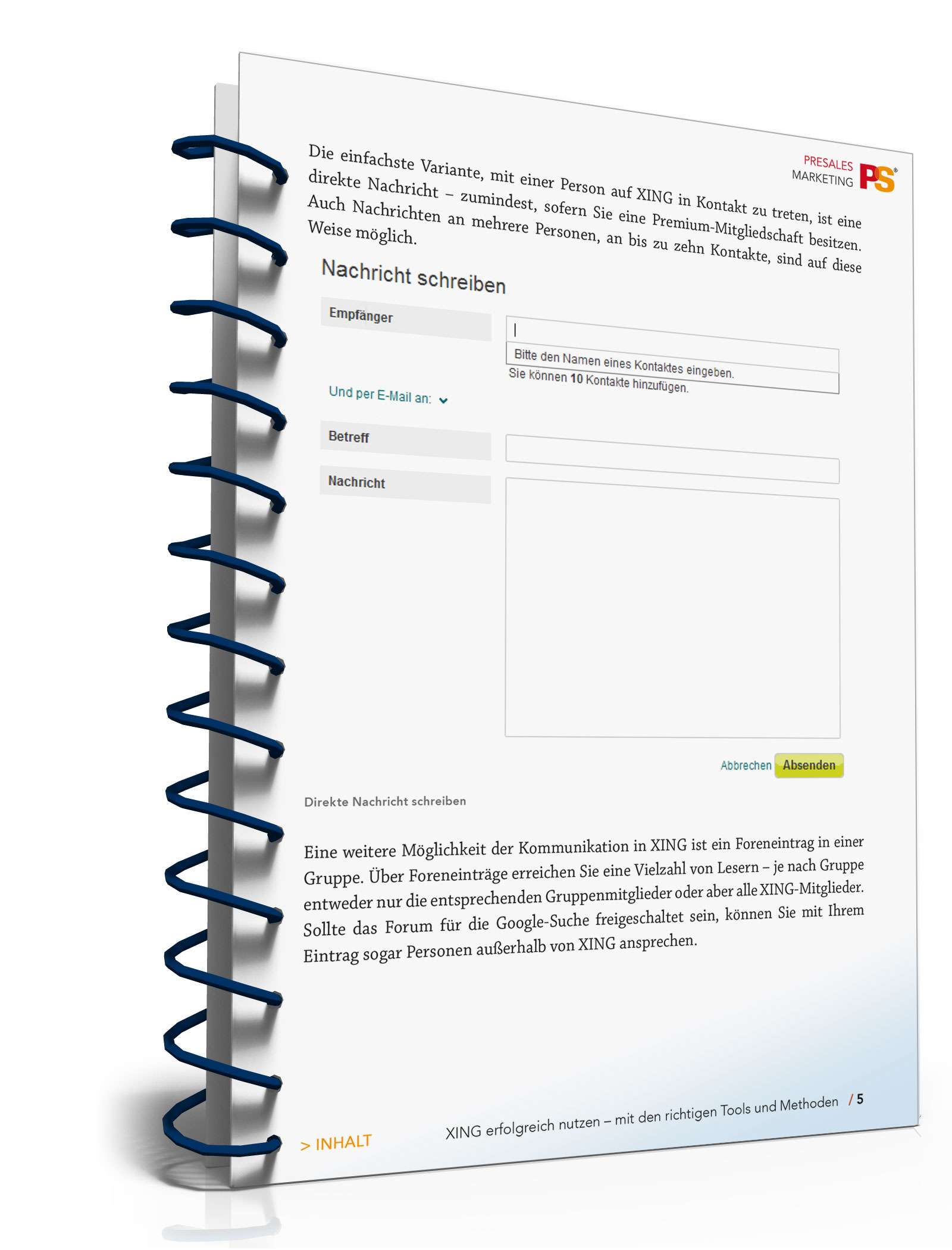 Ratgeber XING Tools/Methoden PDF. Seite: 5
