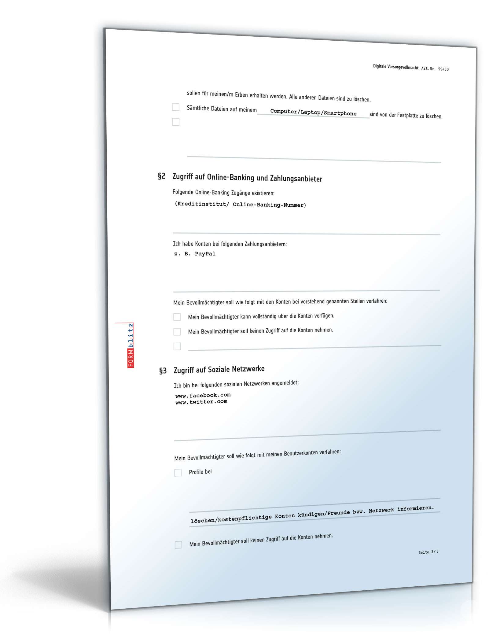 Digitale Vollmacht PDF. Seite: 4