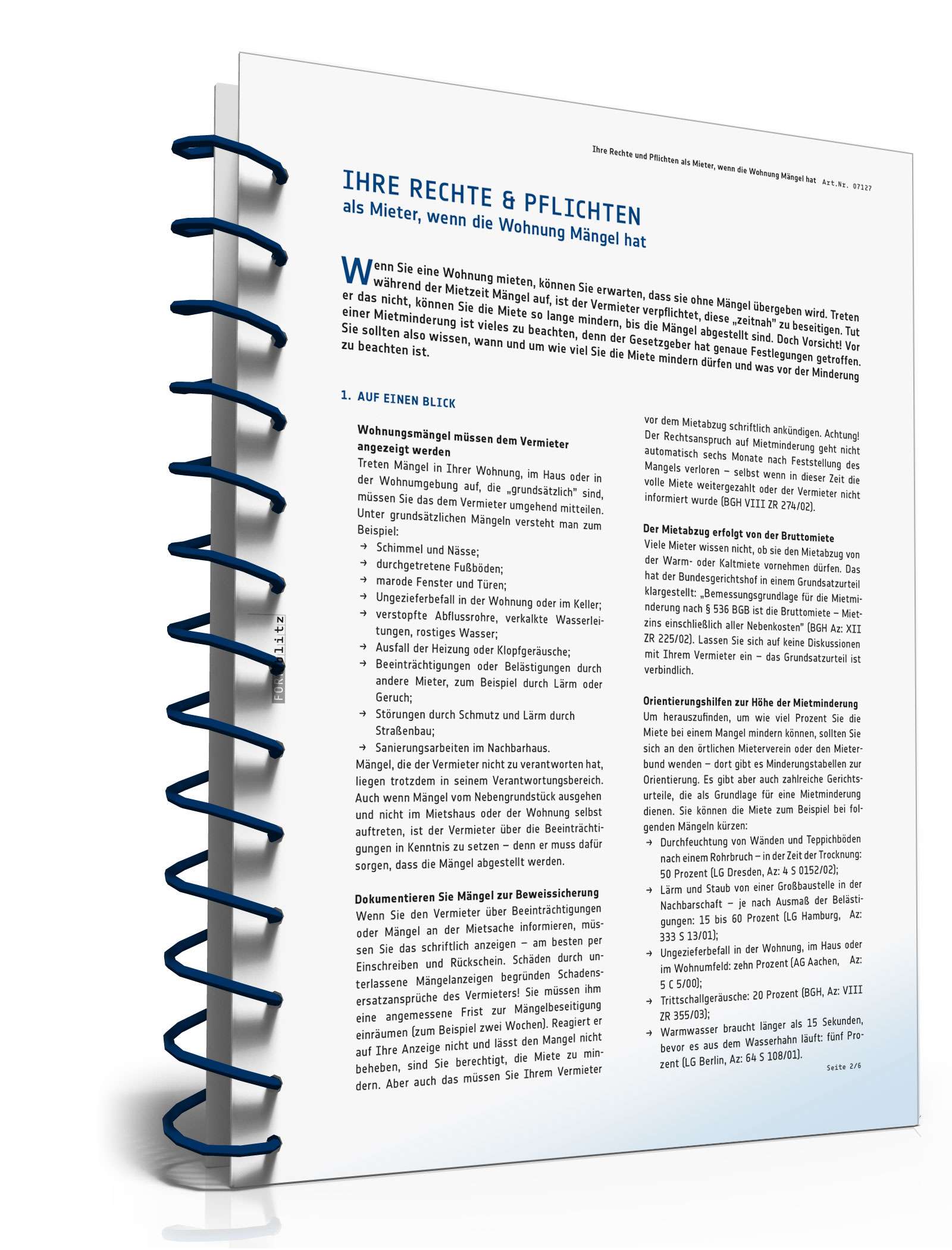 Ratgeber Mietrecht Wohnungsmängel  PDF. Seite: 3