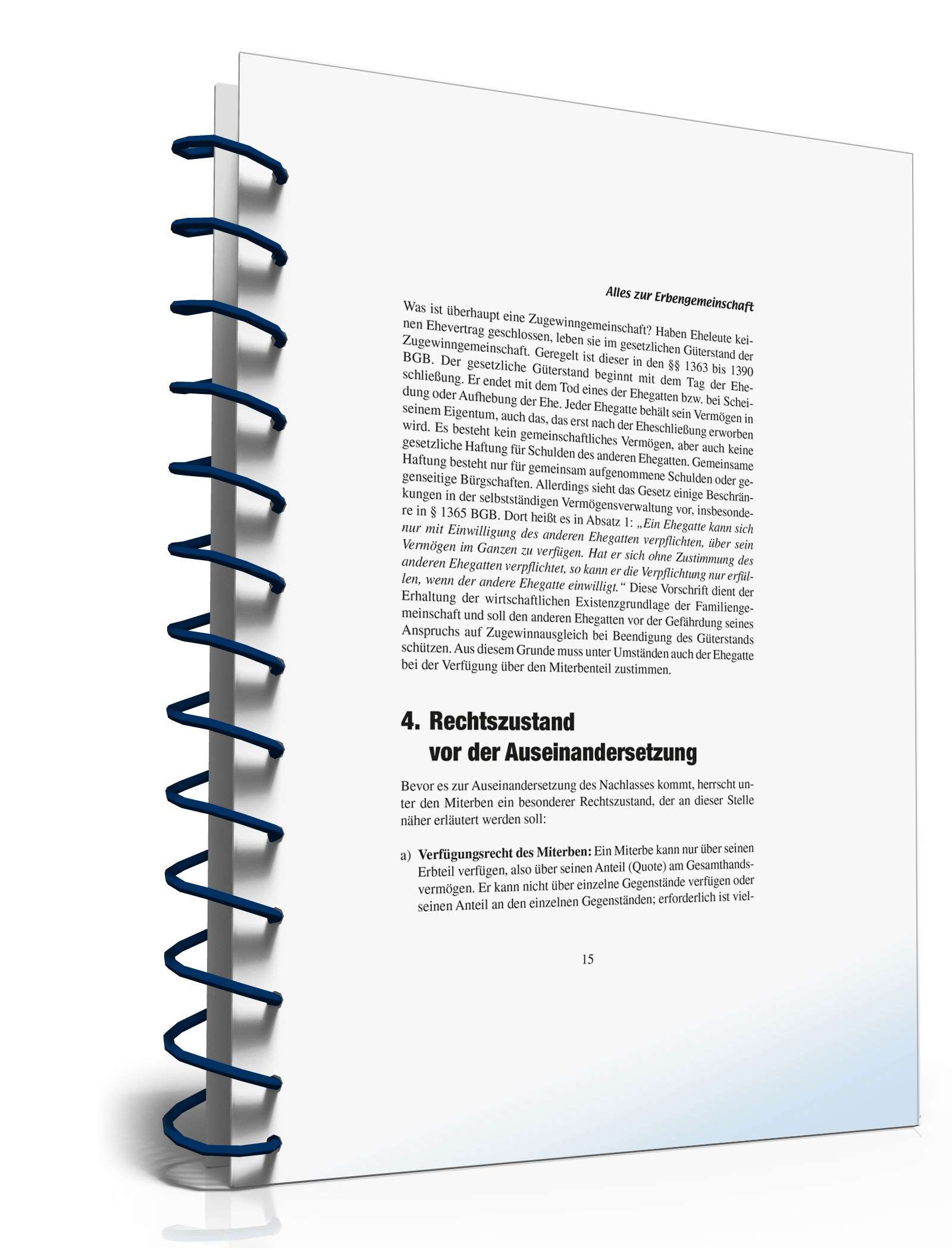 Ratgeber Erbengemeinschaft PDF. Seite: 15