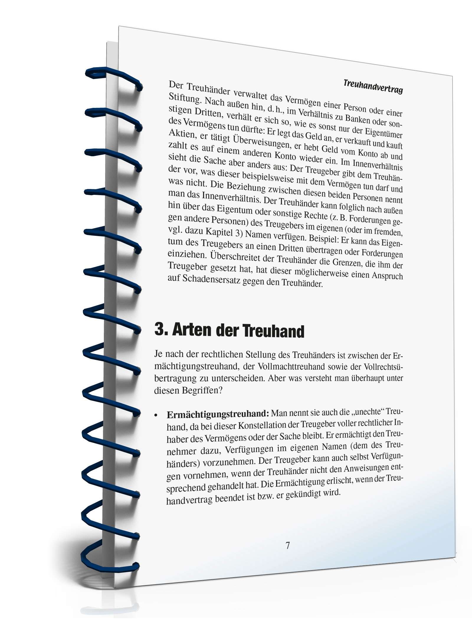 Der Treuhandvertrag PDF. Seite: 6
