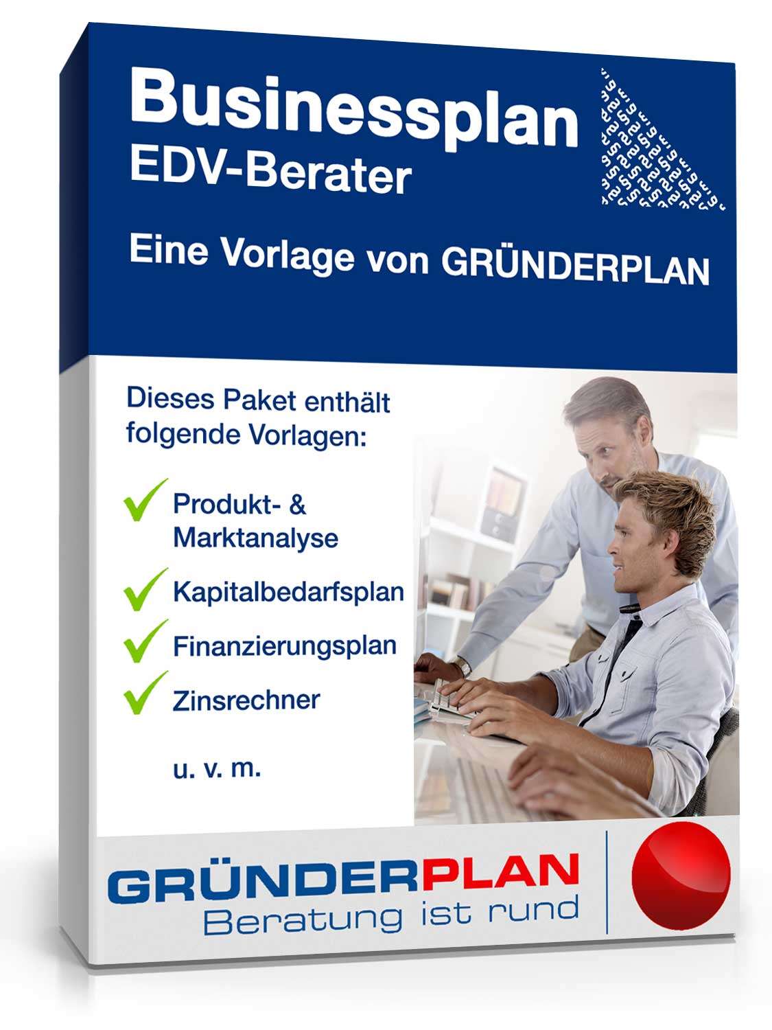 Businessplan EDV-Berater von Gründerplan Excel