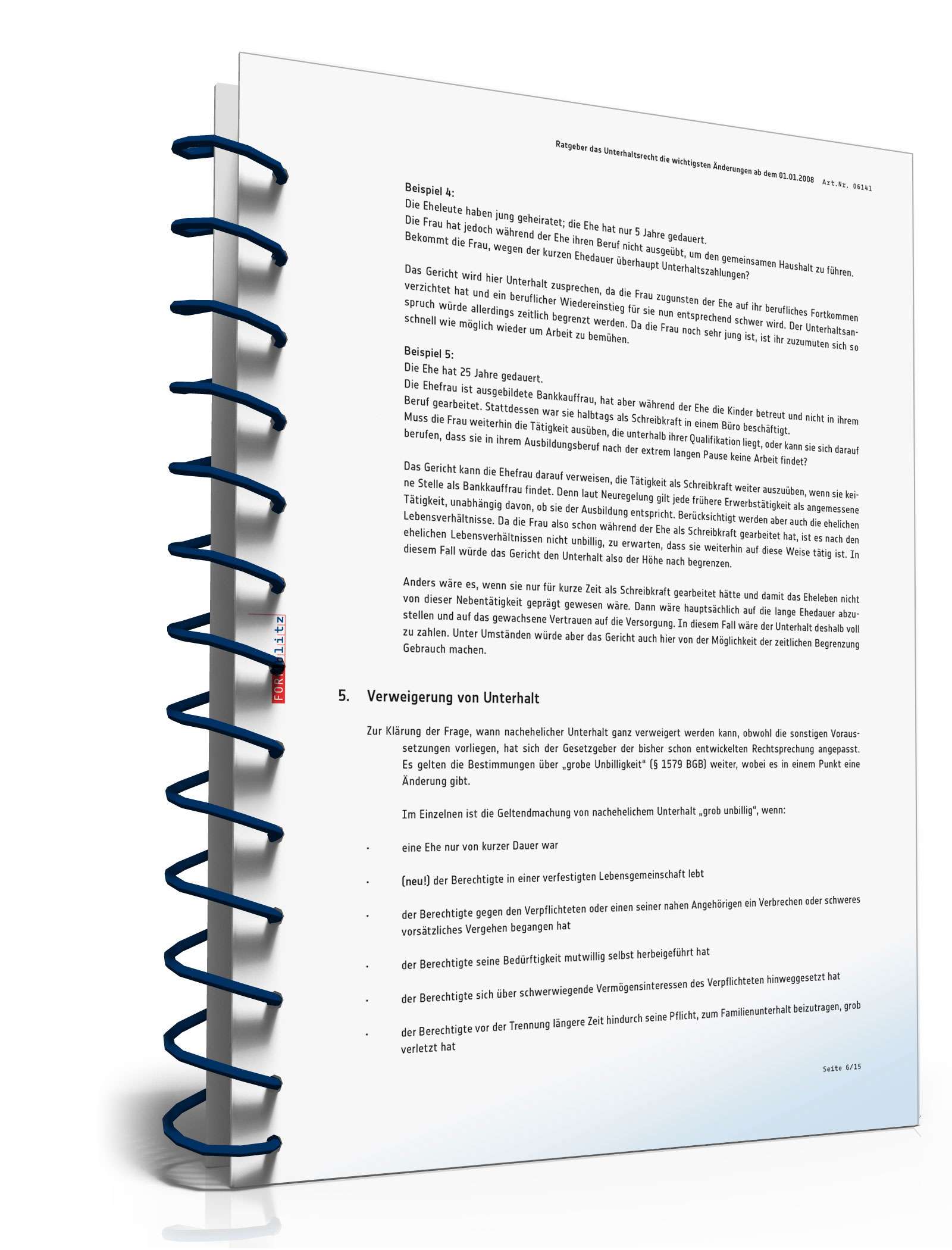 Ratgeber Unterhaltsrecht PDF. Seite: 7