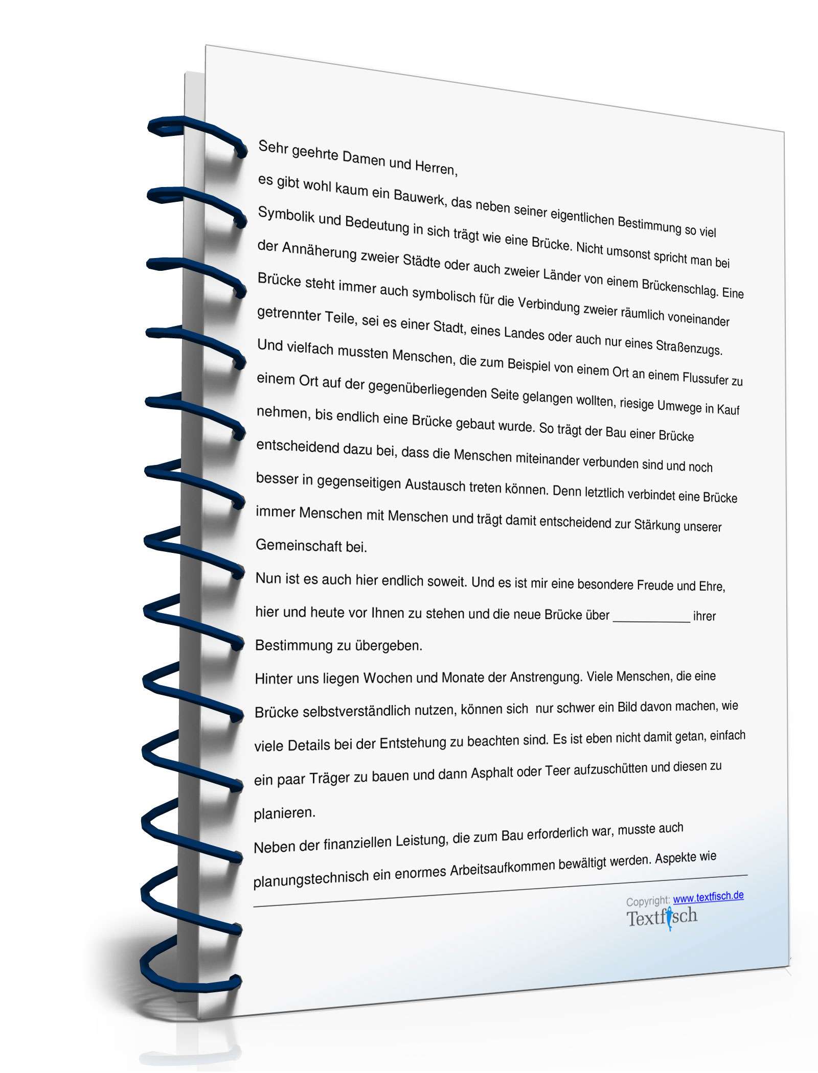 Einweihungsrede zur Einweihung einer Brücke   PDF. Seite: 2