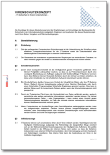 Virenschutzkonzept Word