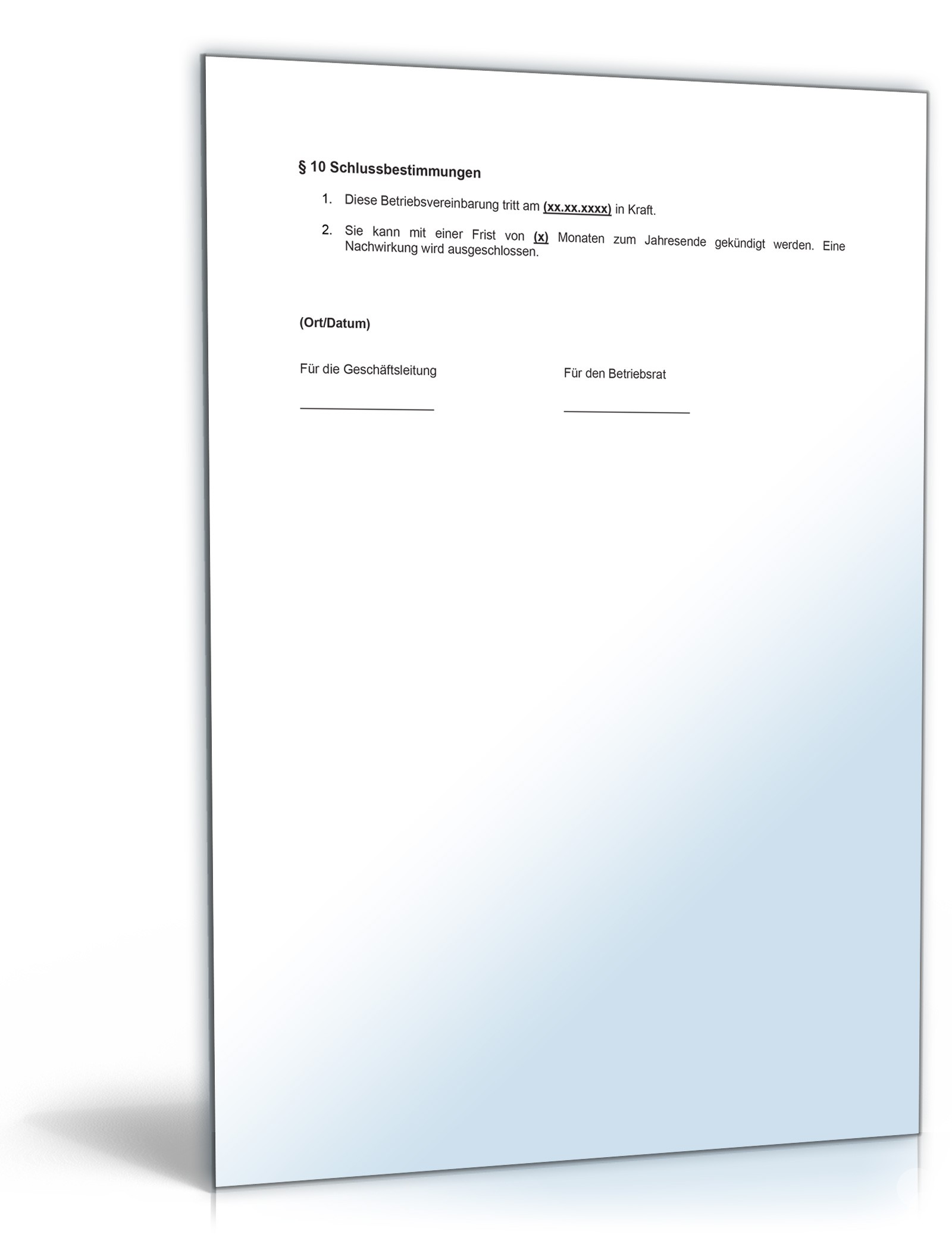 Betriebsvereinbarung über die Einführung von Mitarbeiterentwicklungsgesprächen PDF. Seite: 5