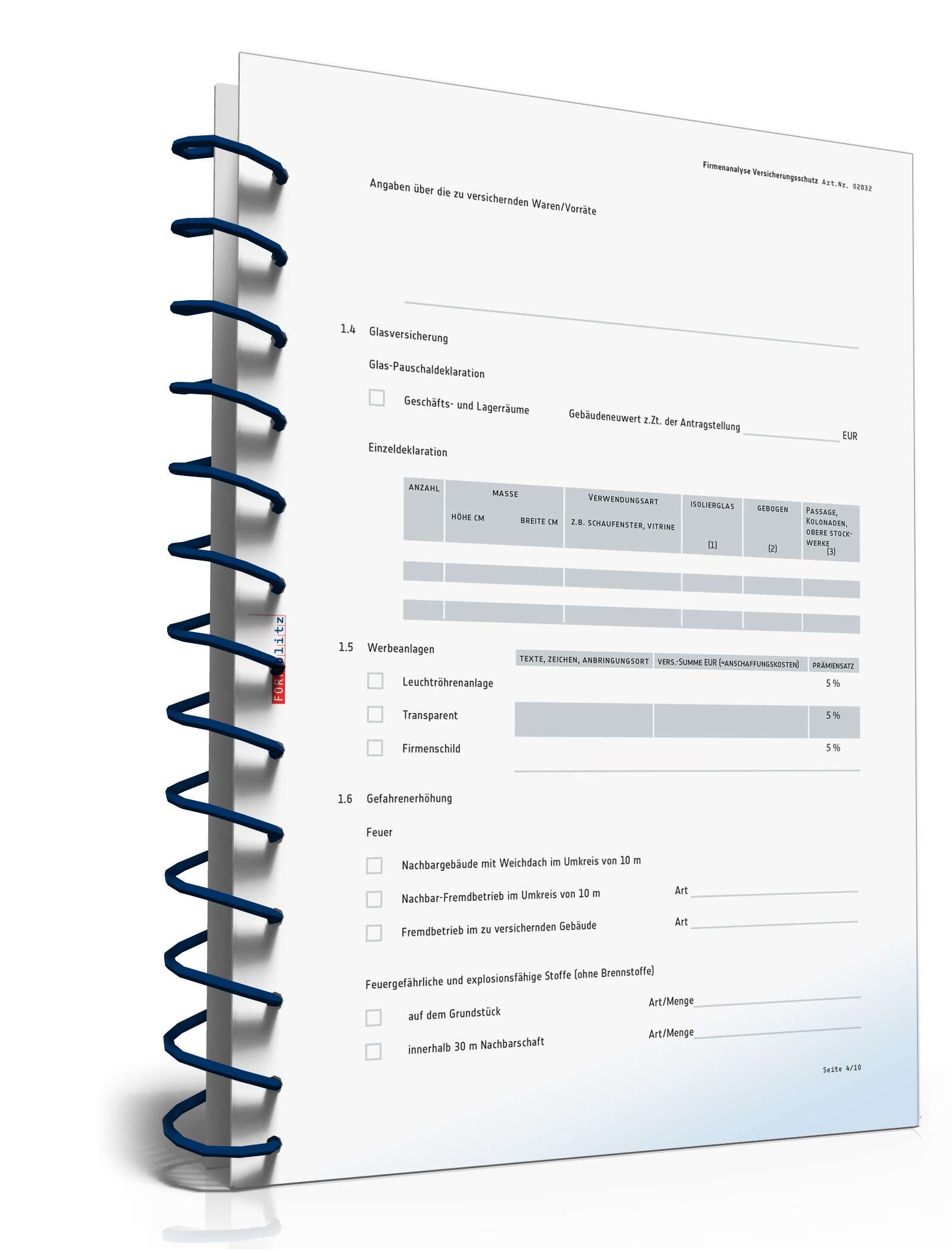 Firmenanalyse Versicherungsschutz PDF. Seite: 4