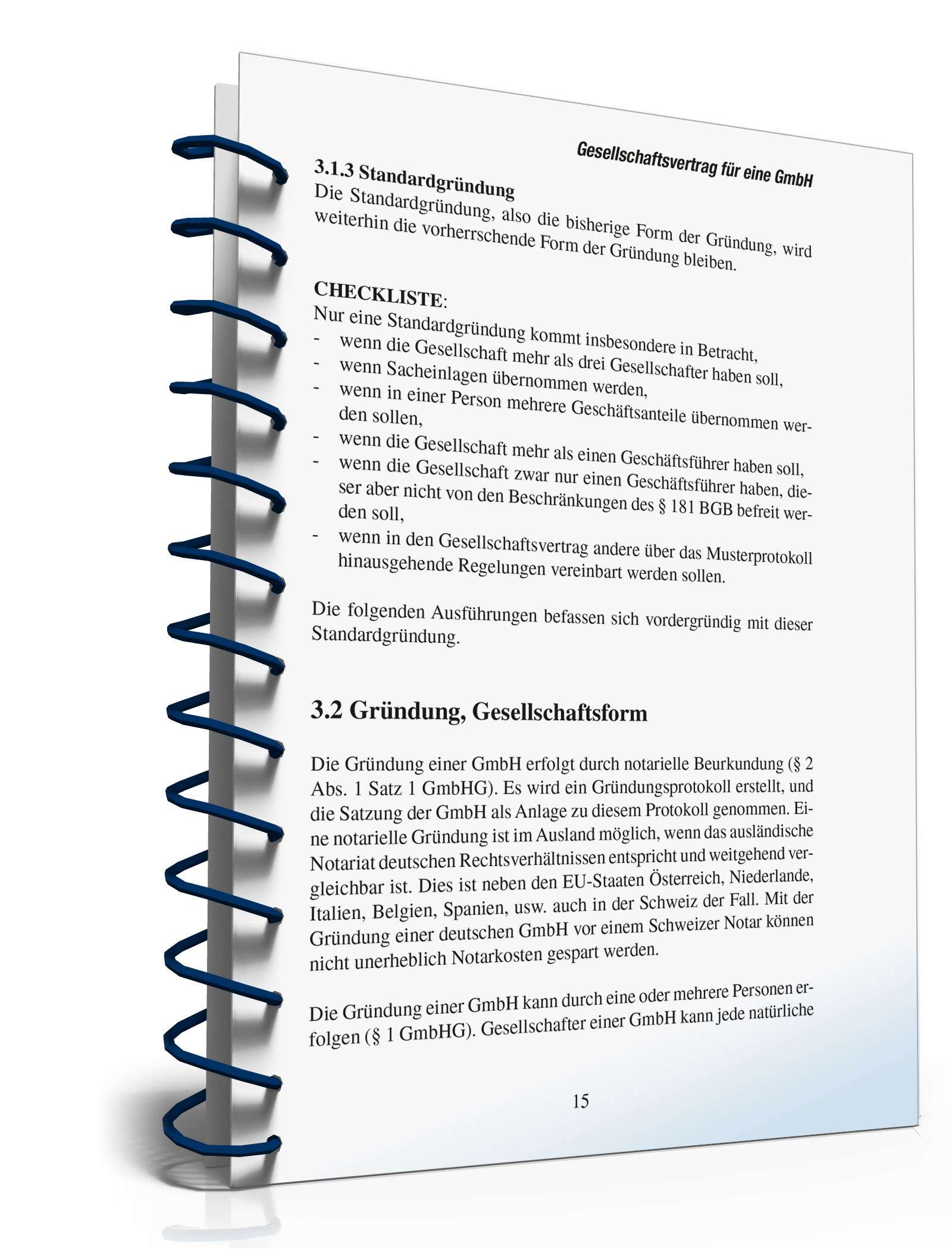 Ratgeber Gesellschaftsvertrag GmbH PDF. Seite: 14