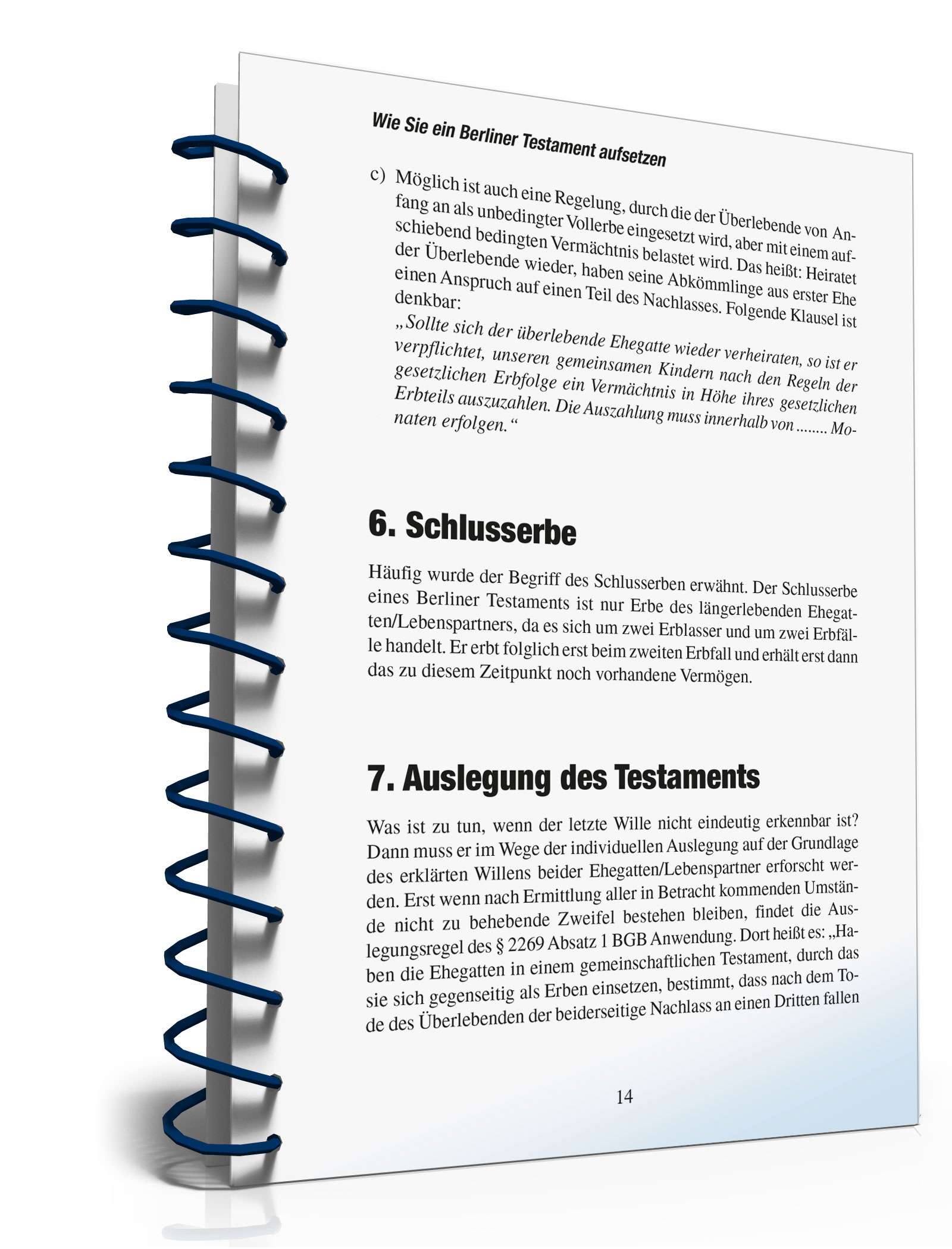 Ratgeber Berliner Testament  PDF. Seite: 9