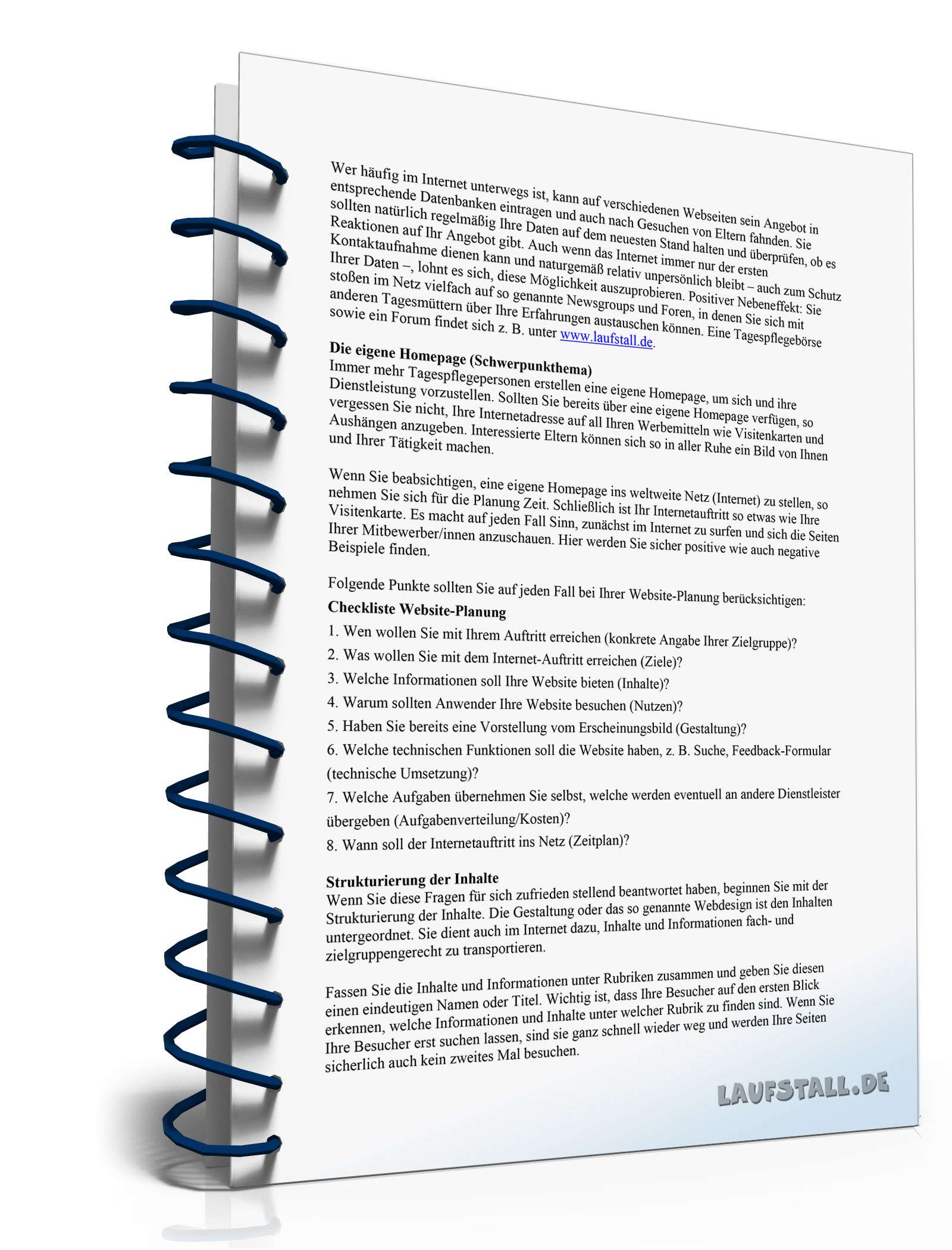 Ratgeber Businessplan Tageseltern PDF. Seite: 14