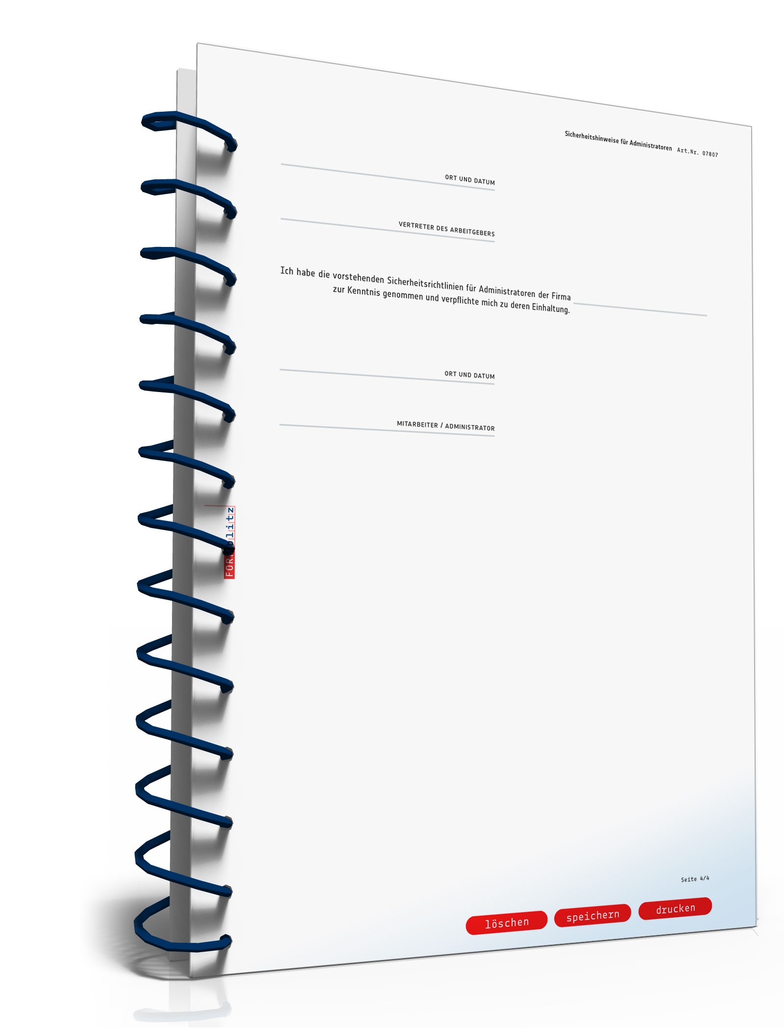 Sicherheitshinweise für Administratoren PDF. Seite: 5