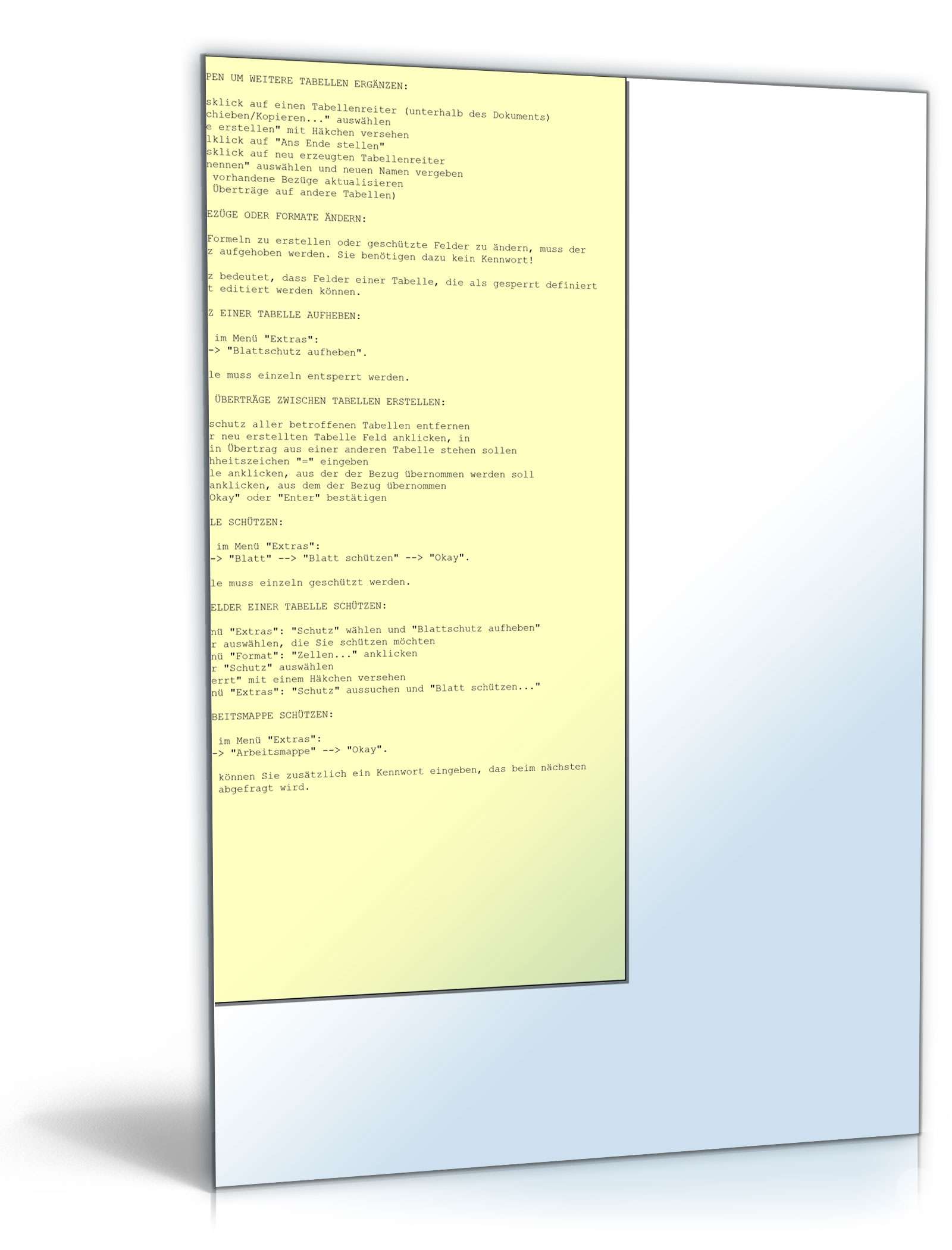Einzelverbindungsnachweis Excel