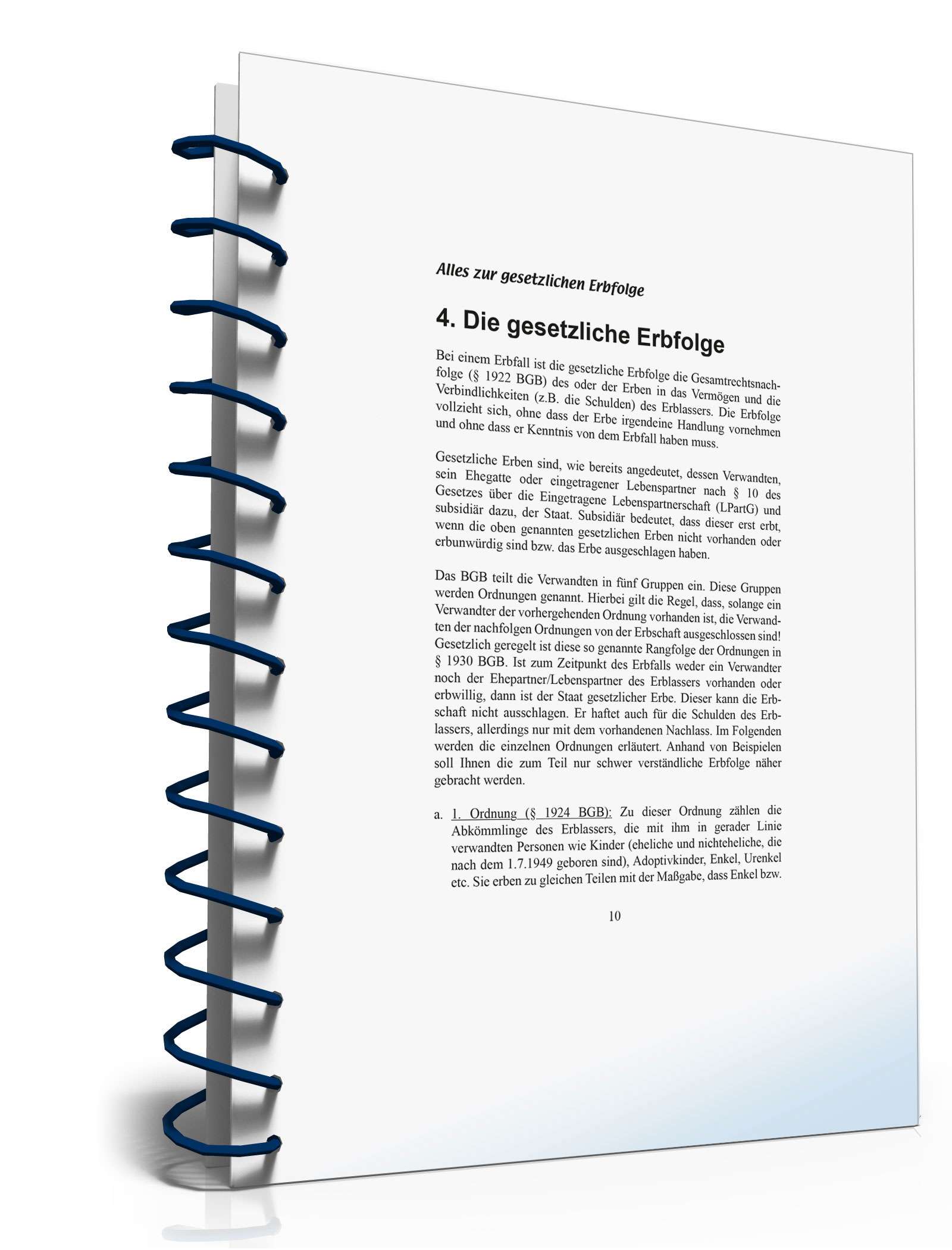 Ratgeber gesetzliche Erbfolge PDF. Seite: 10