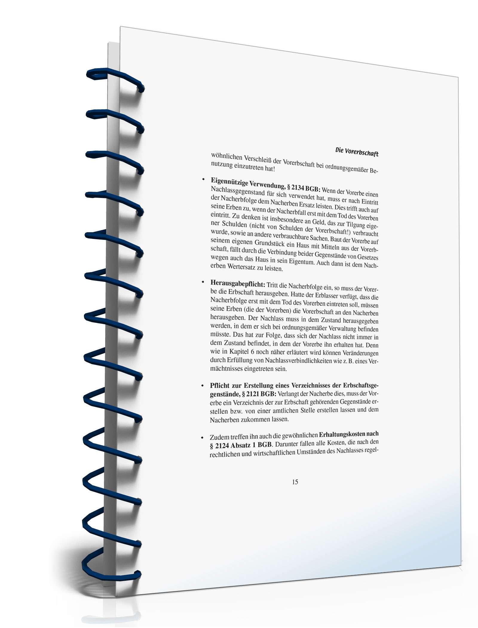 Ratgeber Vorerbschaft PDF. Seite: 15