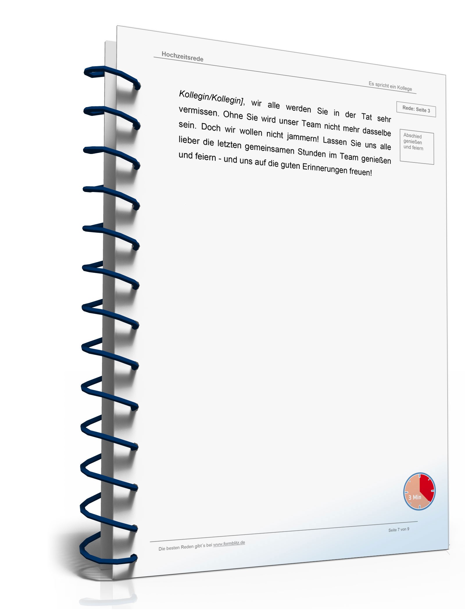 Musterrede zur Verabschiedung eines Kollegen Word. Seite: 7