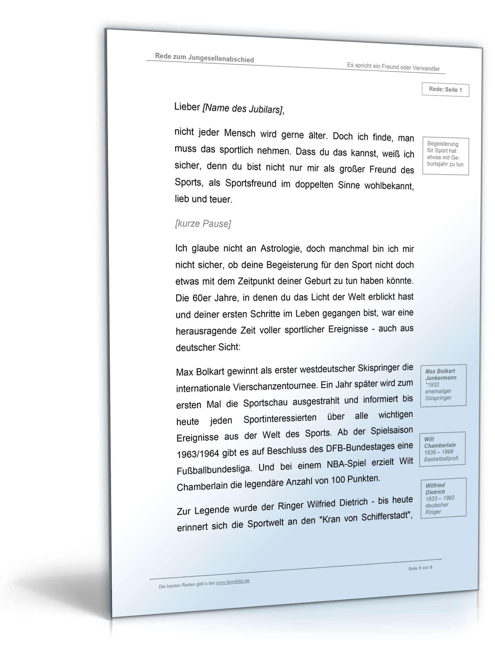 Musterrede zum 50. Geburtstag  Excel. Seite: 4