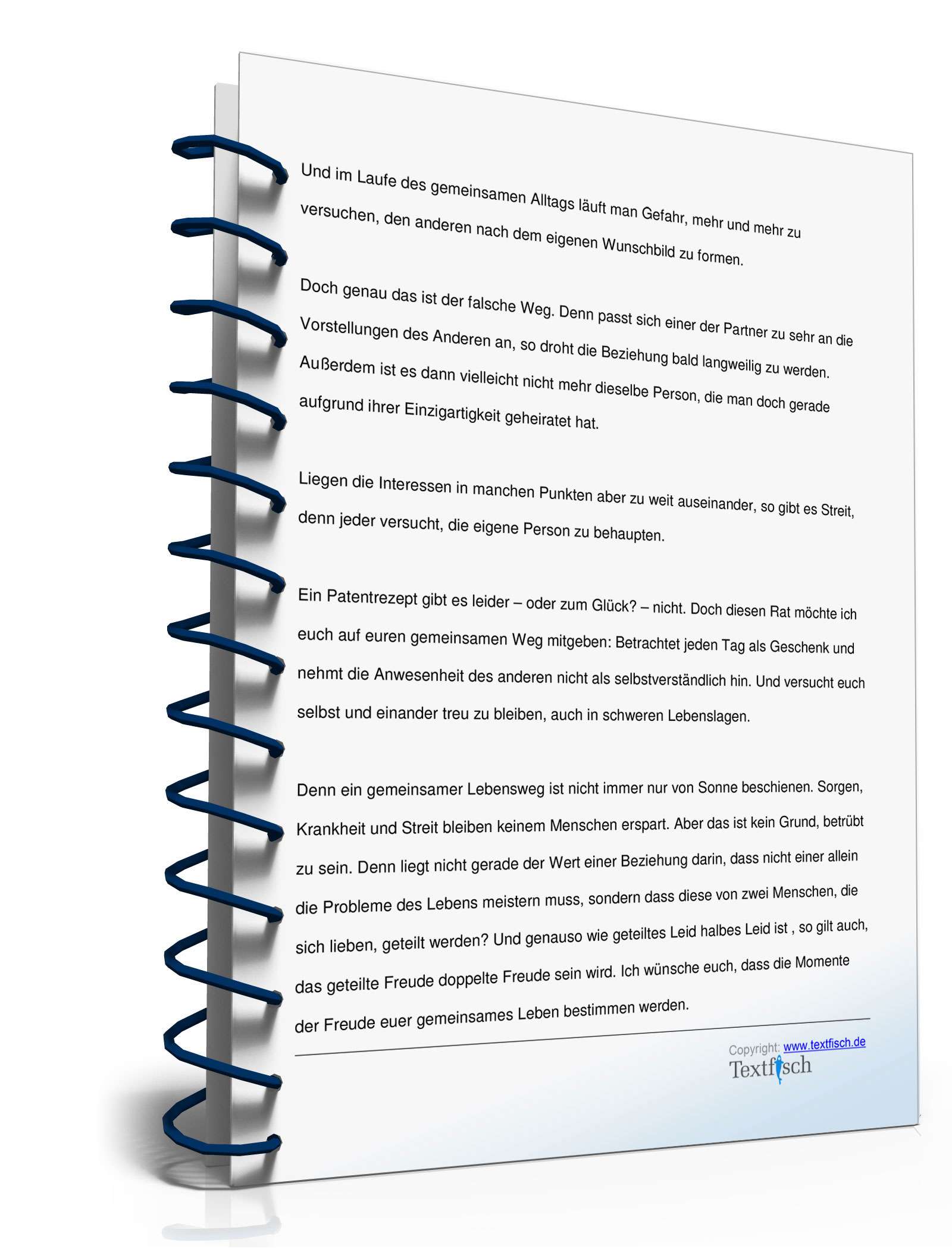 Hochzeitsrede Patentante/Patenonkel der Braut PDF. Seite: 3