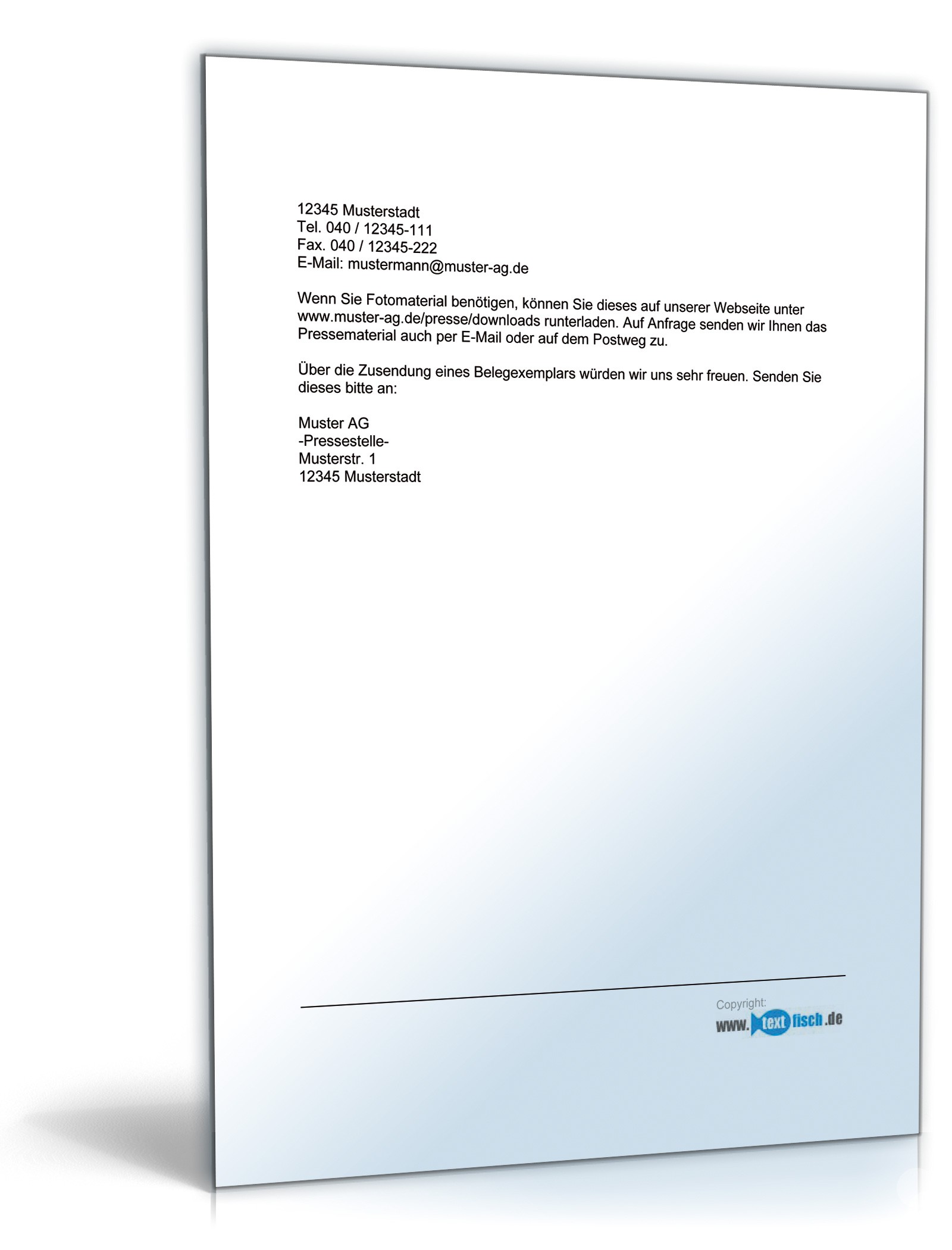 Pressemitteilung über die Erschließung neuer Marktbereiche PDF. Seite: 2