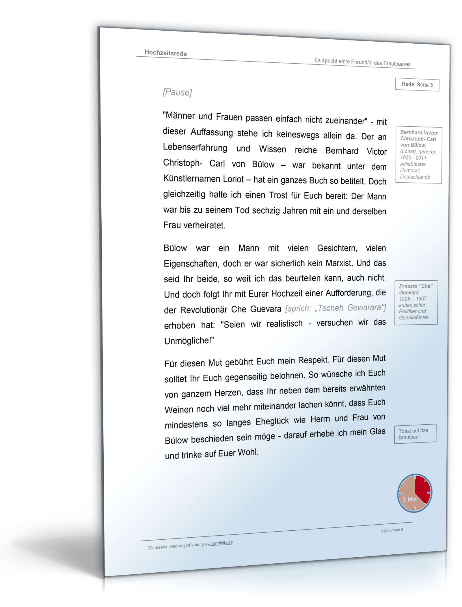 Lustige Hochzeitsrede Word. Seite: 7