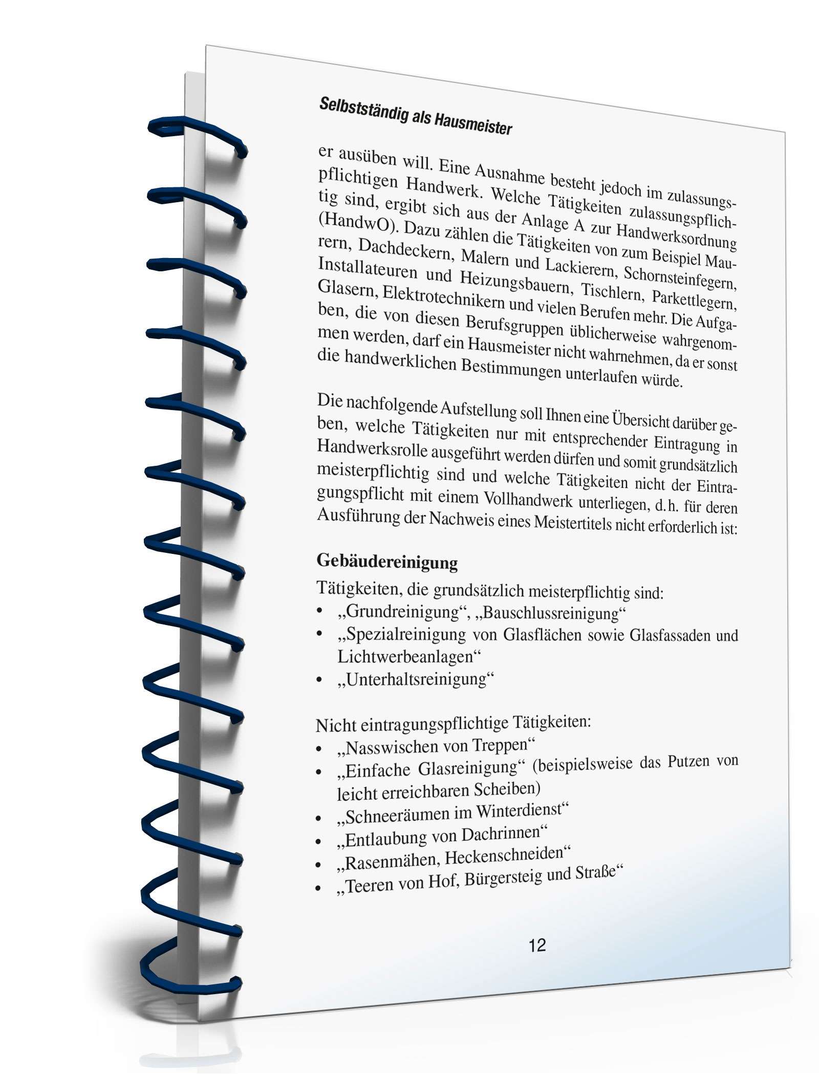 Selbstständig als Hausmeister PDF. Seite: 11