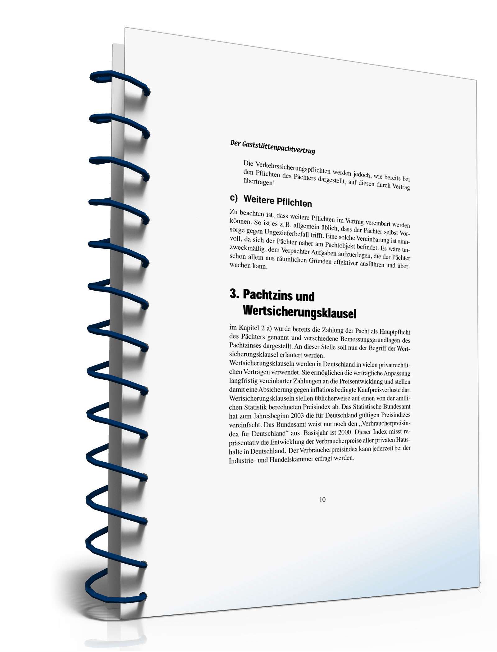 Ratgeber zum Gaststättenpachtvertrag  PDF. Seite: 10