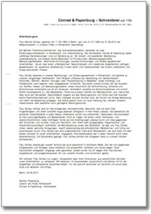 Arbeitszeugnis Schneider Note Eins Word